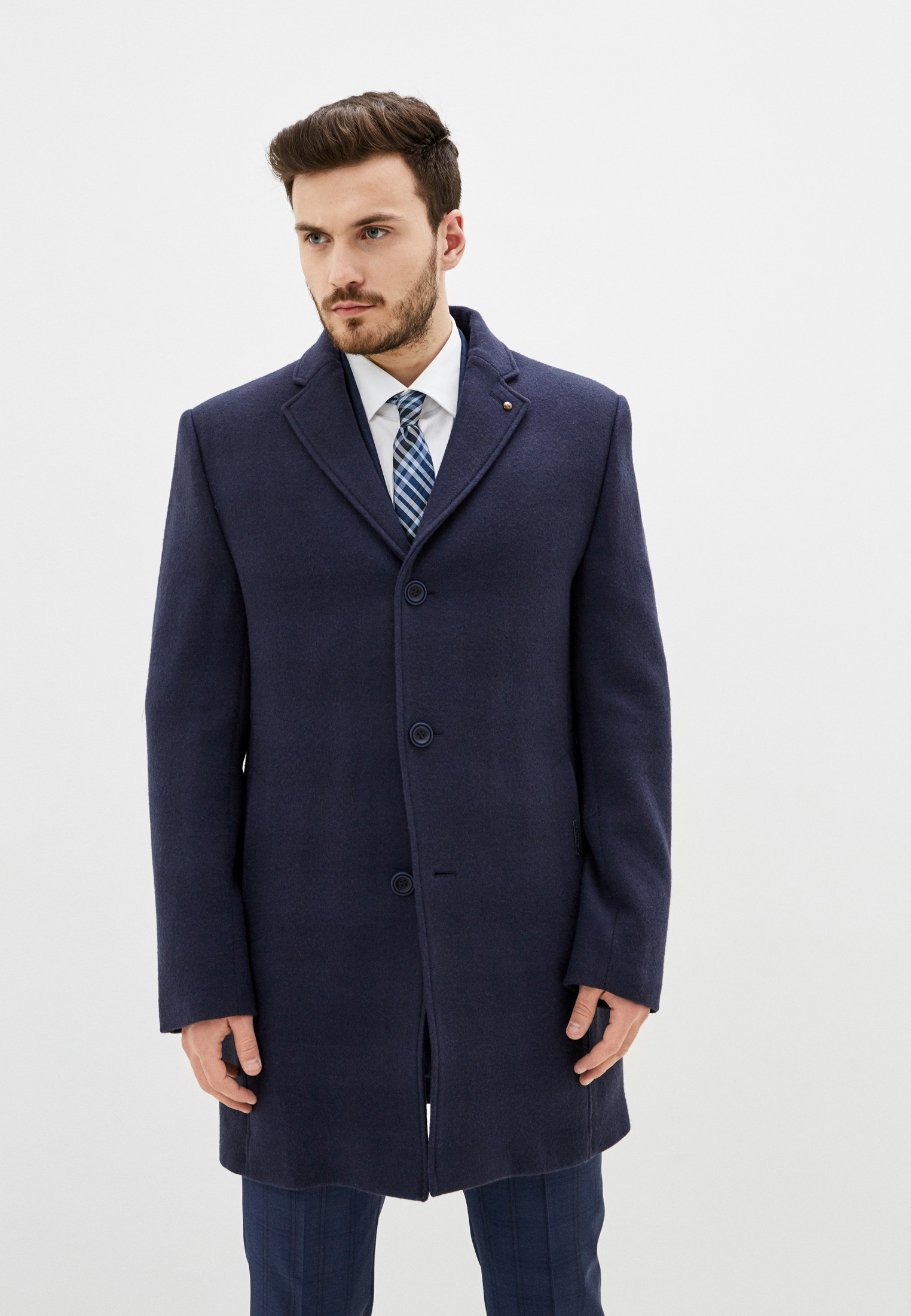 Мужские пальто BAZIONI Пальто однобортное Bazioni