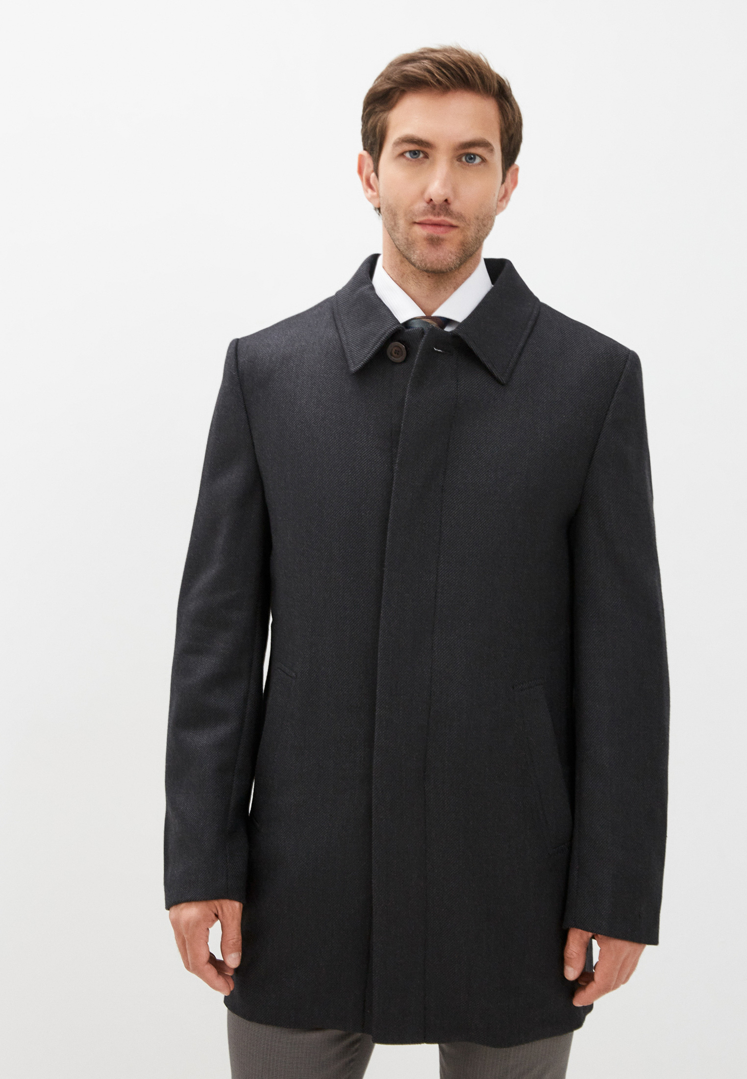 Мужские пальто BAZIONI 5025 TREVISO GREY/ Пальто 50/176