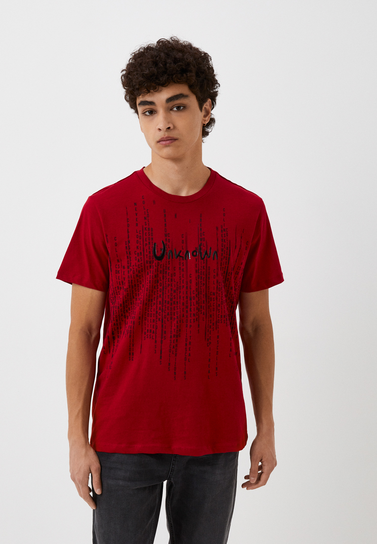 Футболка с коротким рукавом Colin's CL1064690_Q1.V1_RED