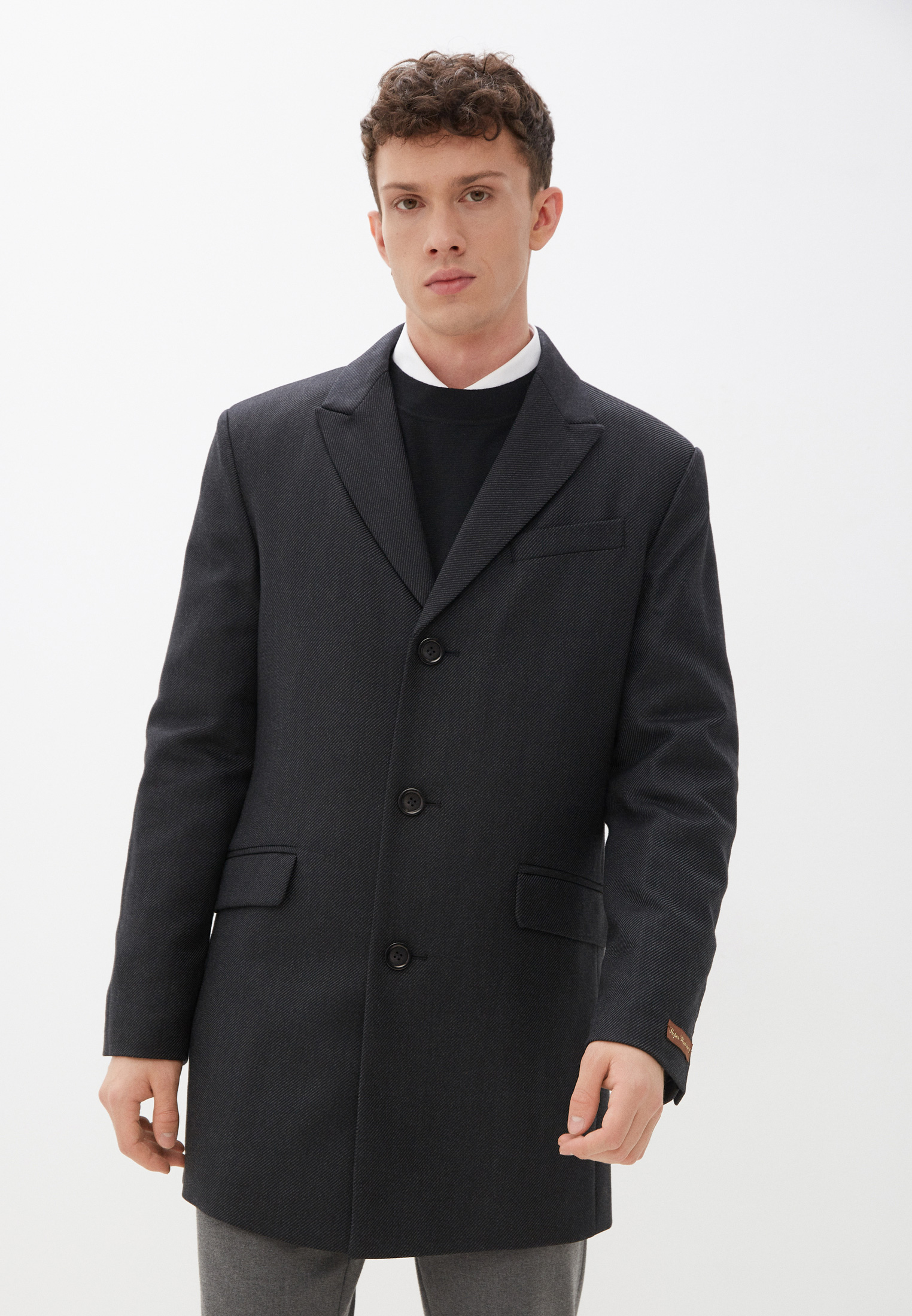 Мужские пальто BAZIONI 5023 MARCUS DK NAVY/ ПАЛЬТО 50/176