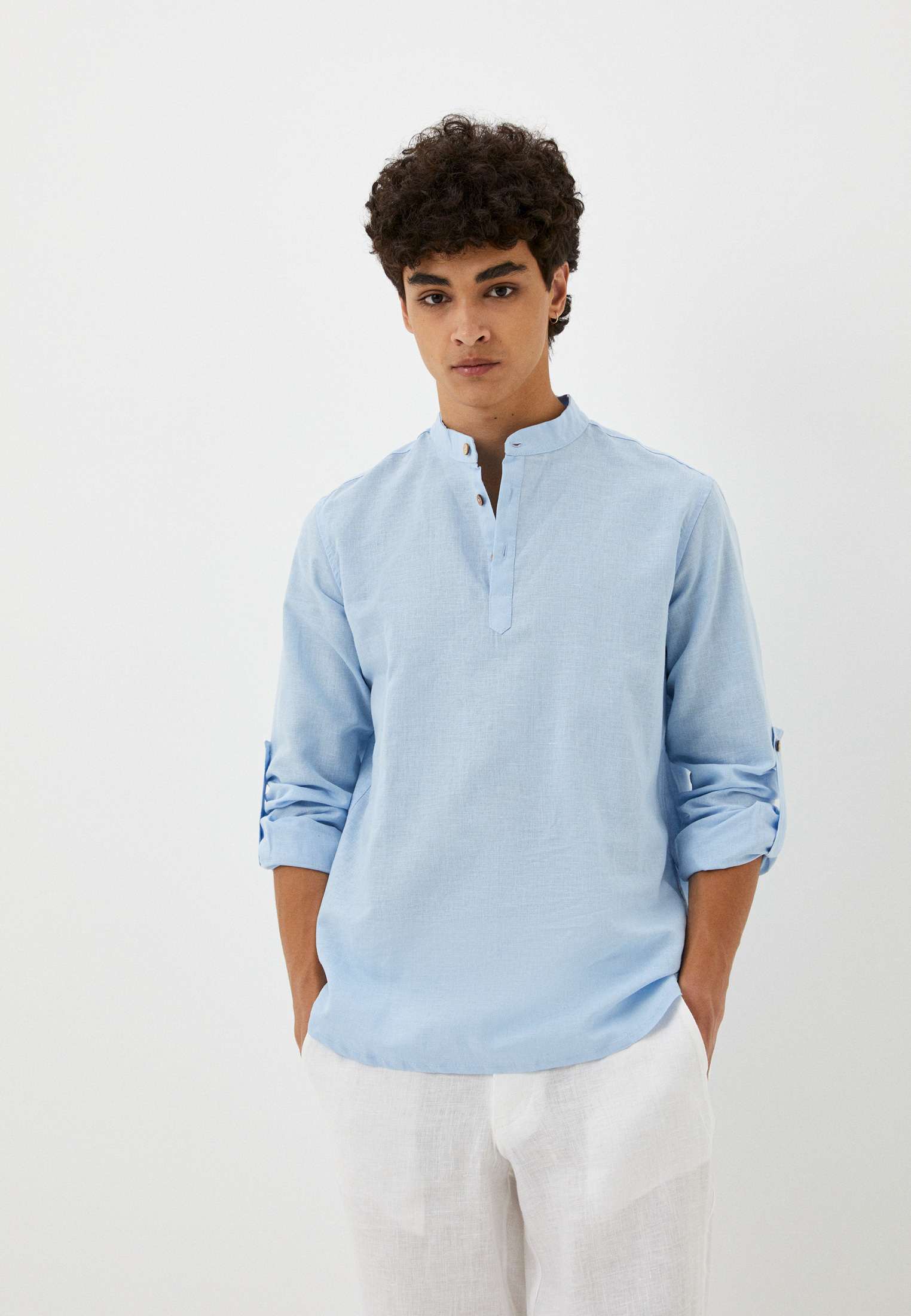 Рубашка с длинным рукавом Изольна 00001990/рубашкаВ552-48