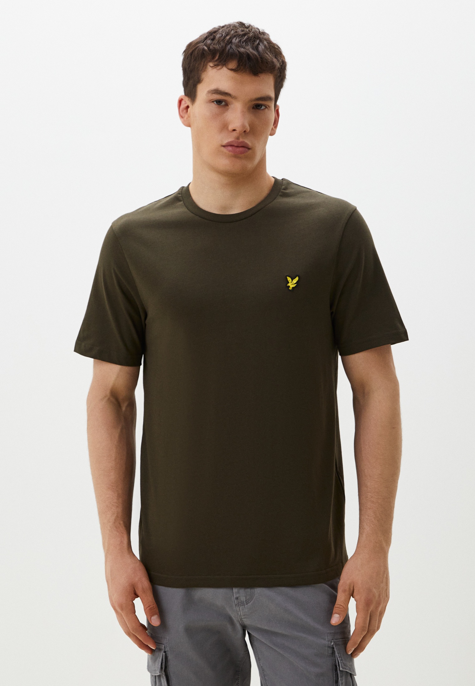 Футболка с коротким рукавом Lyle&Scott TS3001VP_W485 Olive_L