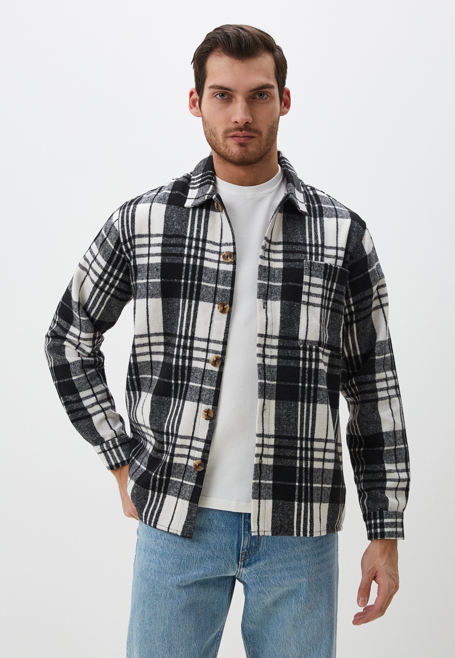 Рубашка с длинным рукавом Bulanti ABC-1006черный-L