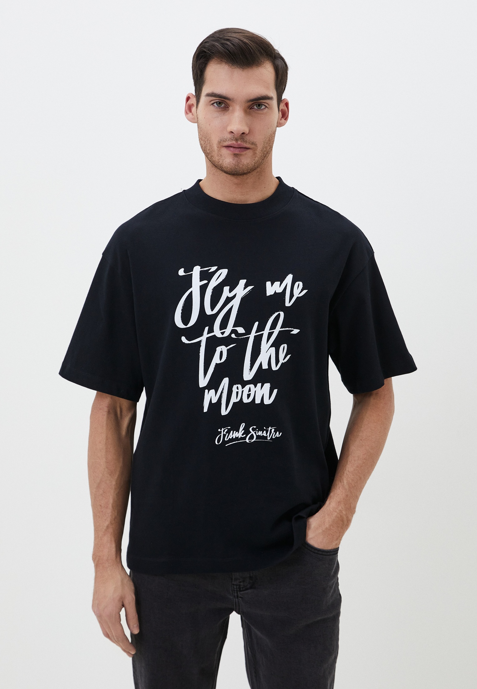 Футболка с коротким рукавом MARK FORMELLE 111883/22/3486П-0/черный печать