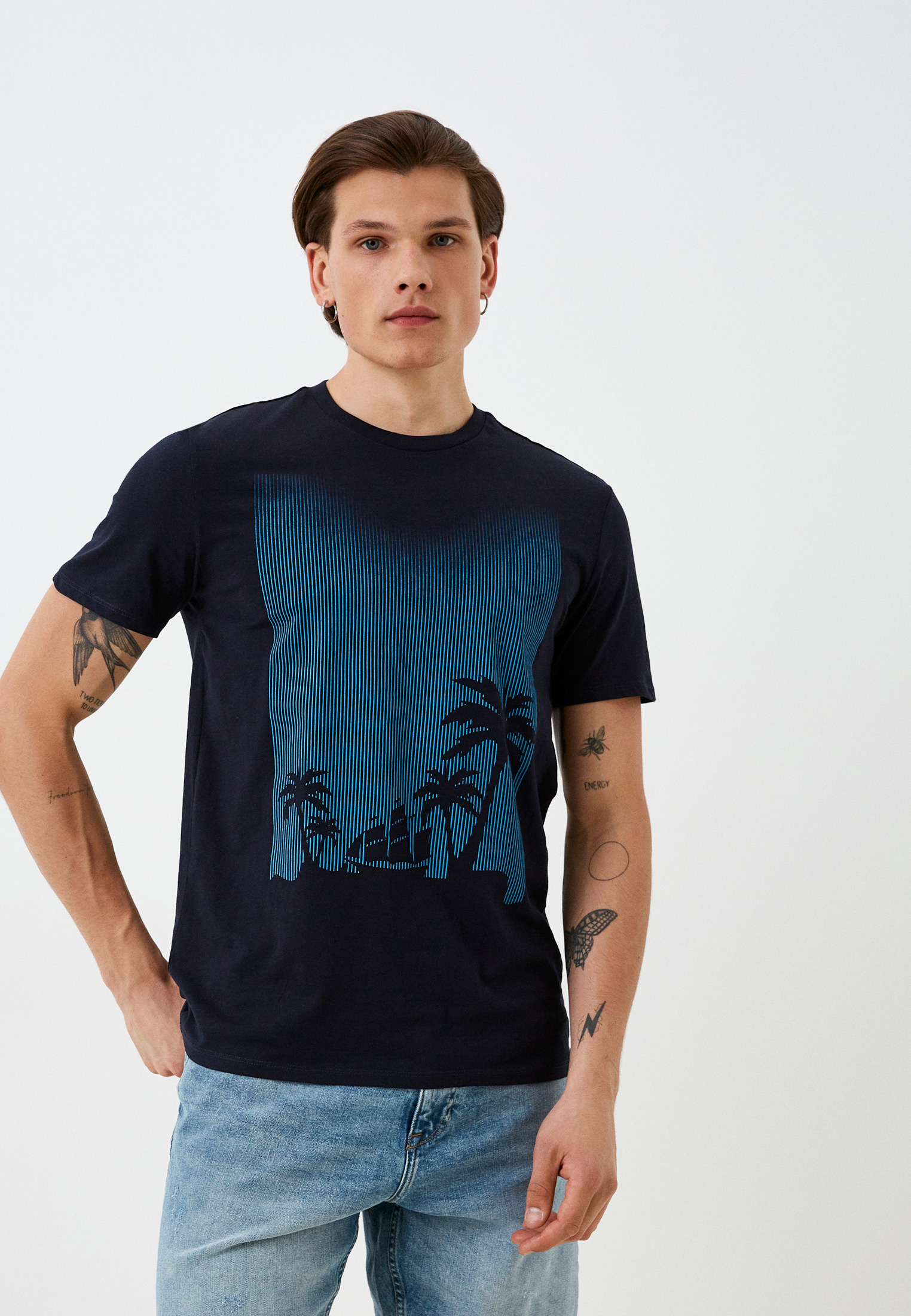 Футболка с коротким рукавом Colin's CL1061564_Q1.V1_NAV