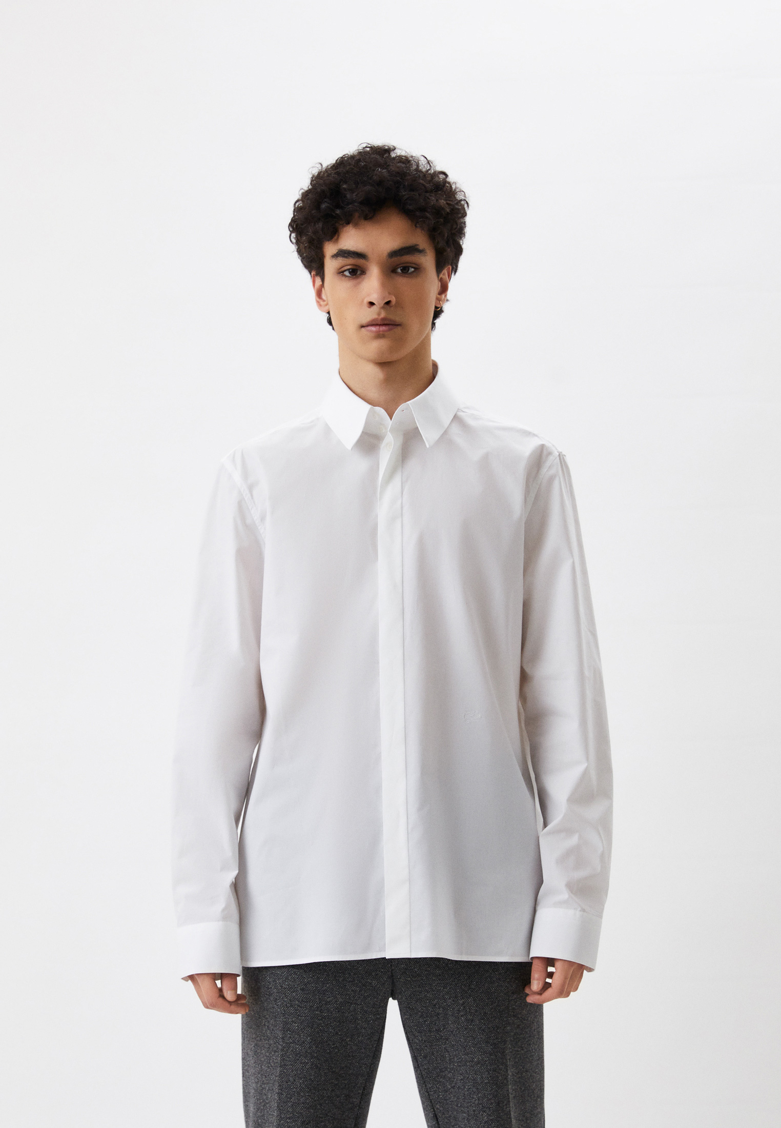 Рубашка с длинным рукавом Karl Lagerfeld (Карл Лагерфельд) 225M1601_100