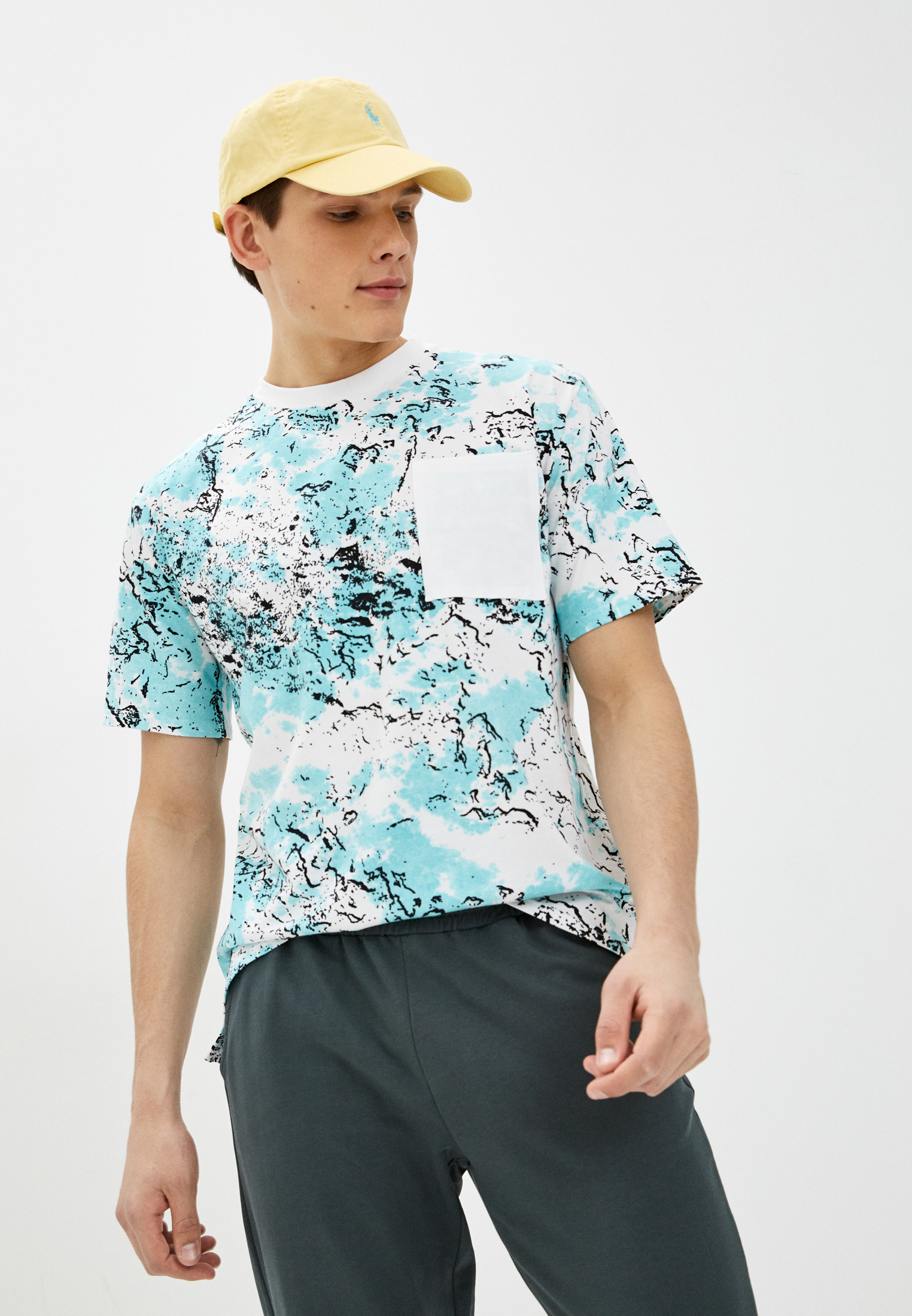 Футболка с коротким рукавом Naturel ND049-BLUE-STONE-L