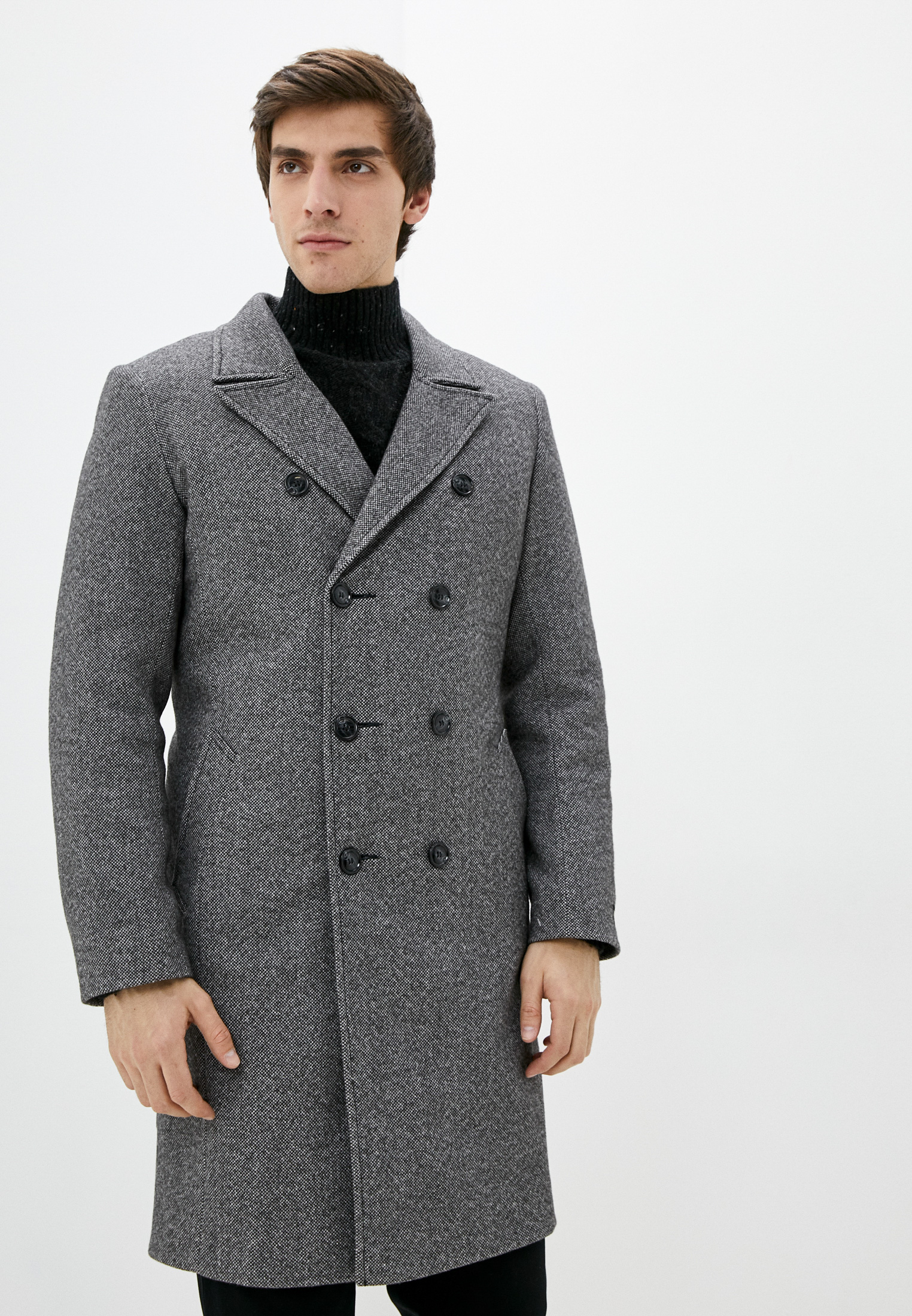 Мужские пальто Misteks Design Пальто двубортное Misteks design