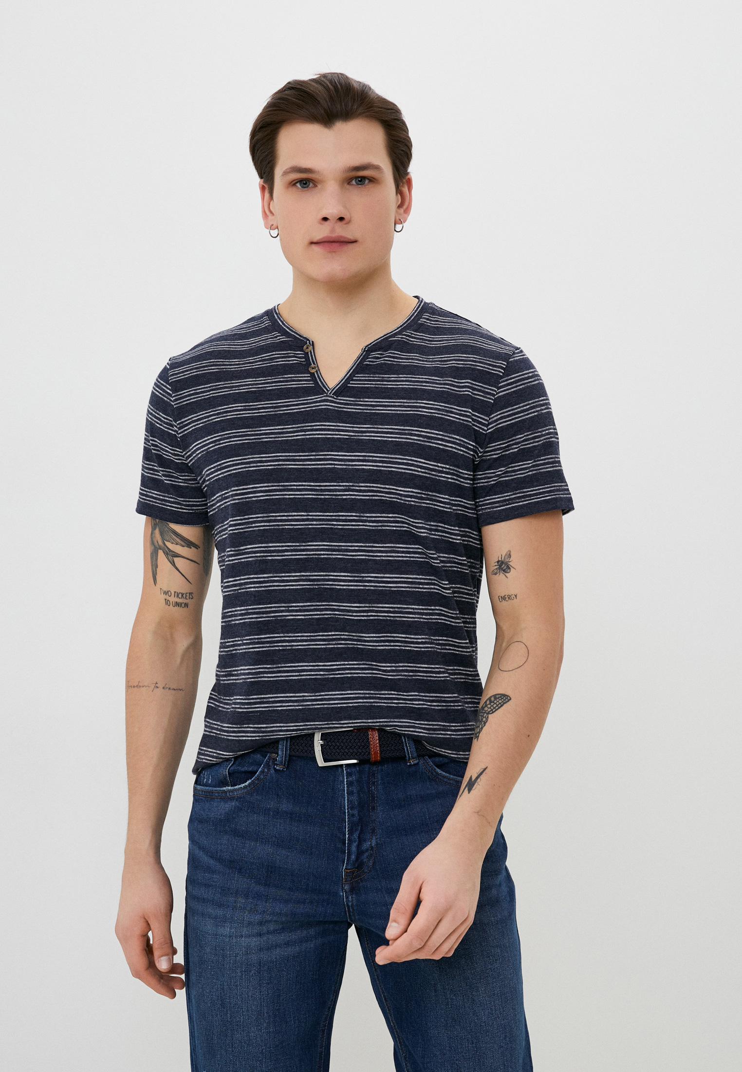 Футболка с коротким рукавом Colin's CL1062865_NAVY