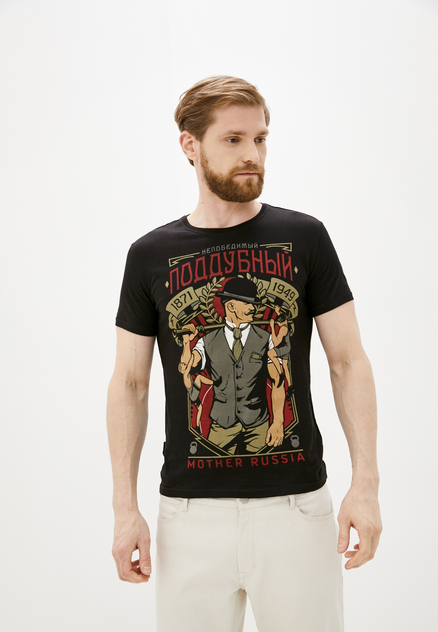 Футболка с коротким рукавом Mother Russia ФУ000000308-черный