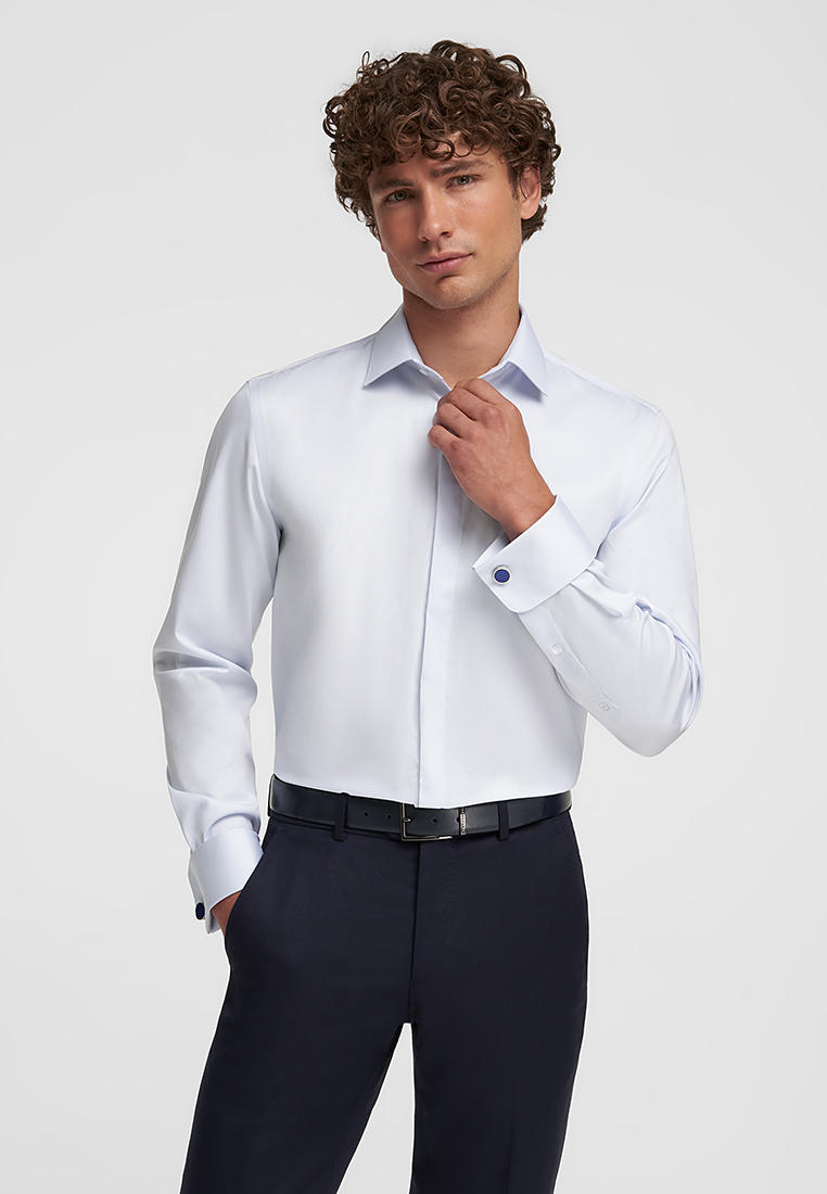 Рубашка с длинным рукавом Henderson SHL-2057-R_BLUE