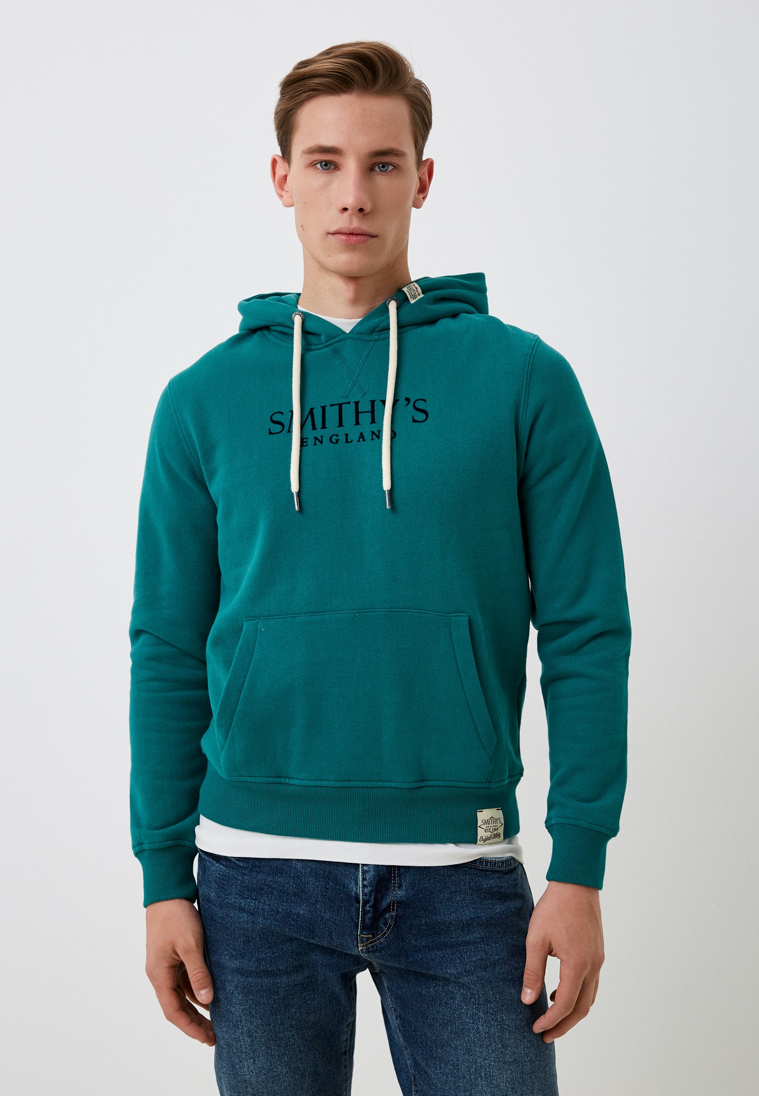 Мужские худи Smithy's SW23MFE201-зелёный-1-3XL