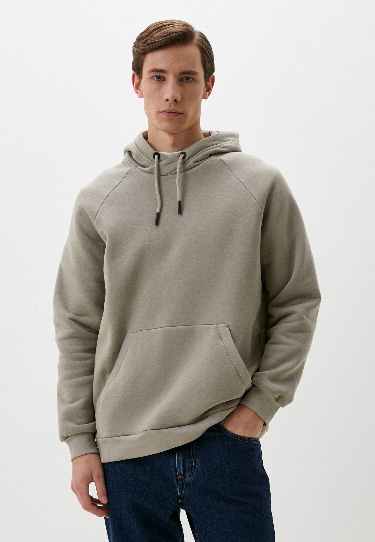 Мужские худи Alpex ДТМ055-green-S