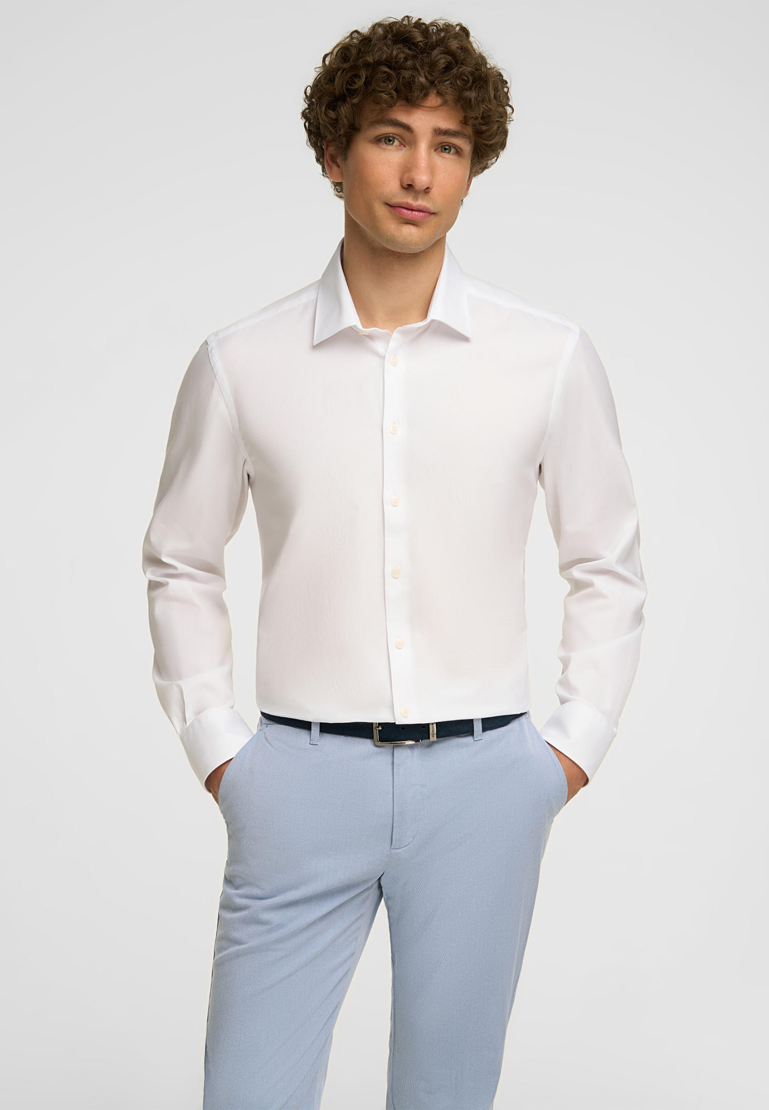 Рубашка с длинным рукавом Henderson SHL-2165-R_WHITE