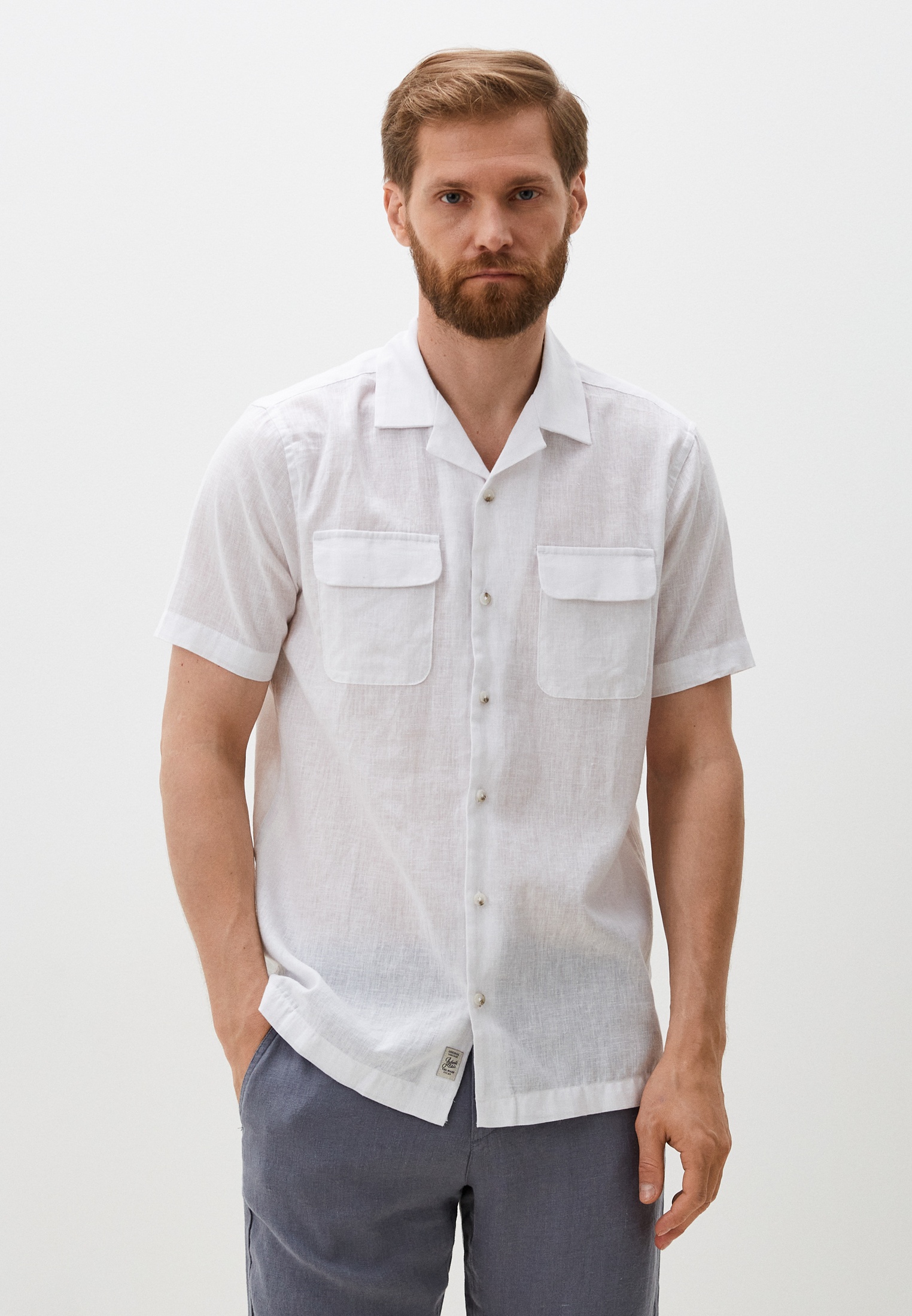 Рубашка с коротким рукавом Colin's CL1068758_Q1.V1_WHT