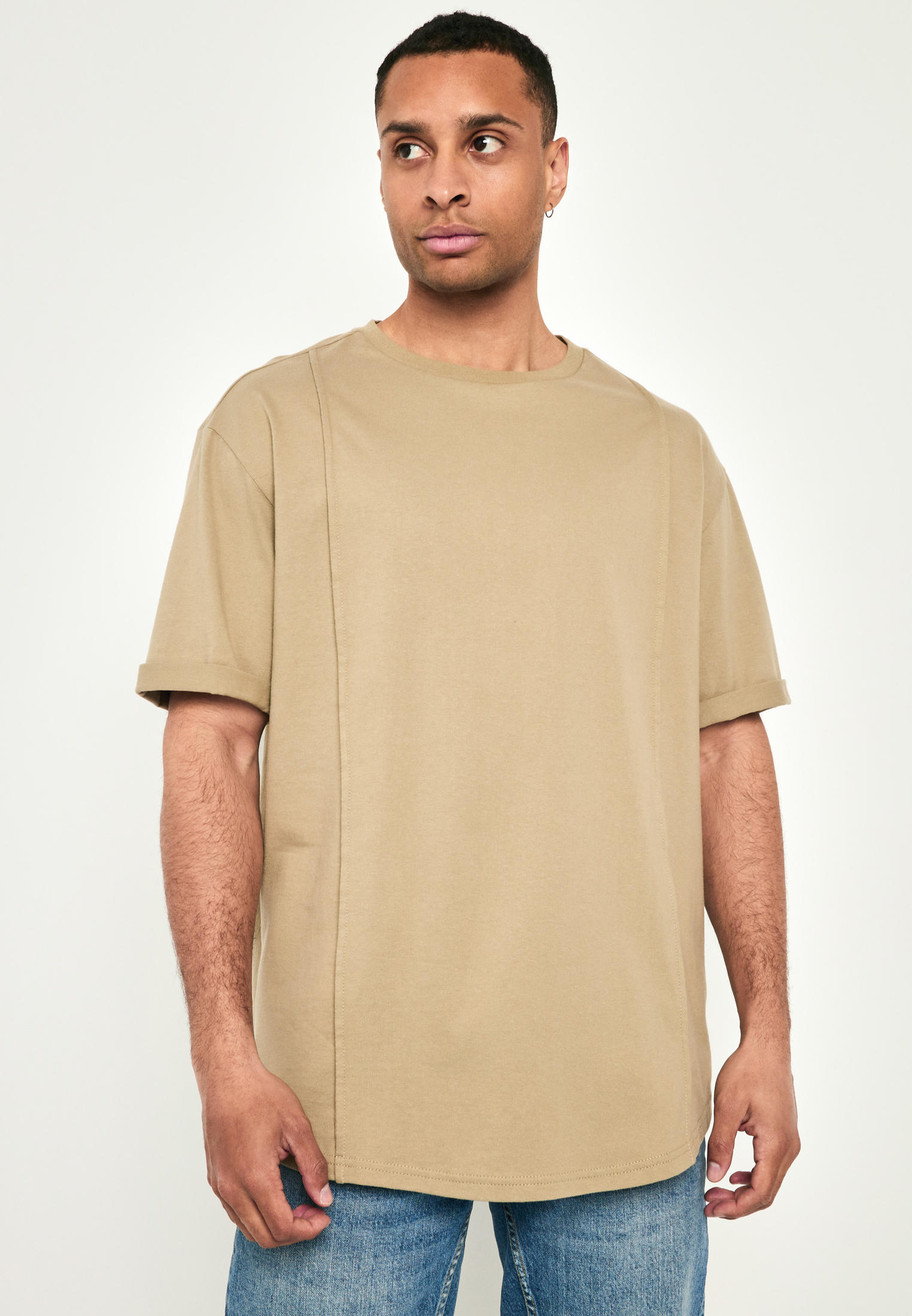 Футболка с коротким рукавом Torae Black TBFK989/Хаки-L