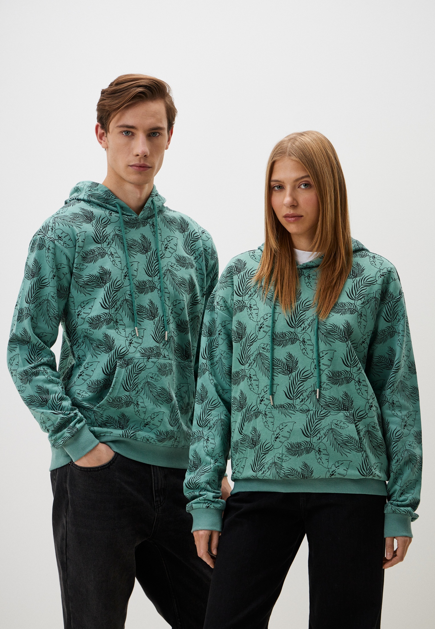 Женские худи Gaxgax ЛТР-8881зел.лист-46