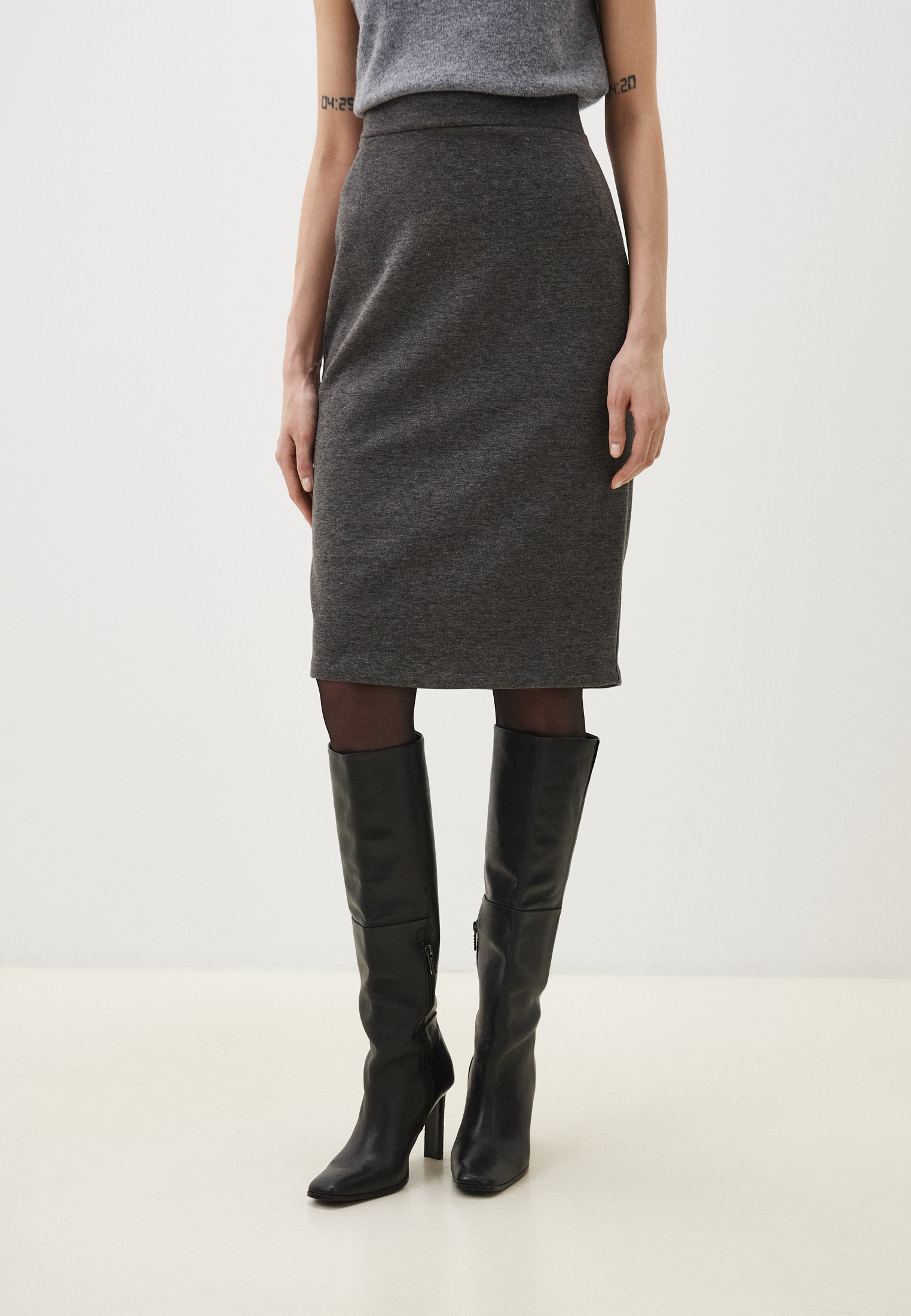 Юбка Camart YB1825-серый-L