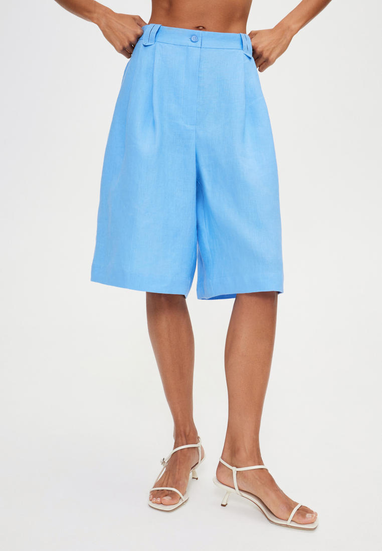 Женские шорты SashaOstrov A/22BER065/лазурный-40