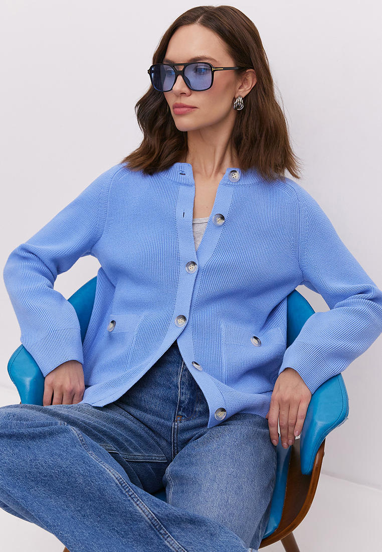 Кардиган 99Colorspace Джейн_кардиган/василек