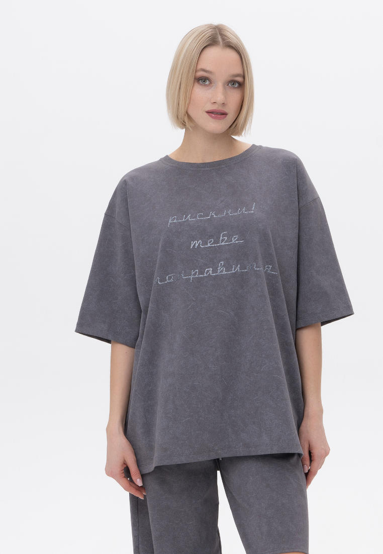 Футболка с коротким рукавом Nectar Lingerie Soft_TShirt_Grey