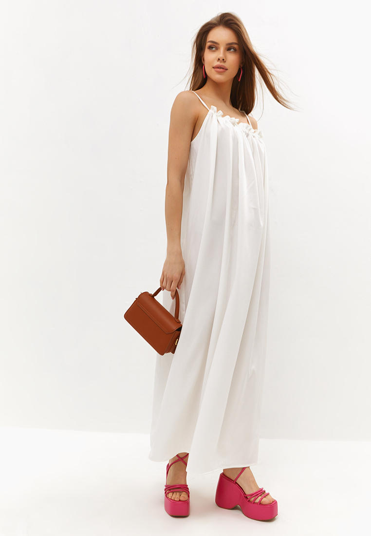 Сарафан Nataly Rik NR_POL_DR020/молочный/onesize