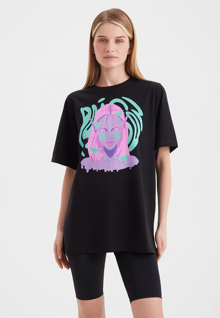 Футболка с коротким рукавом BRMSK ФЖ-В0022-черный