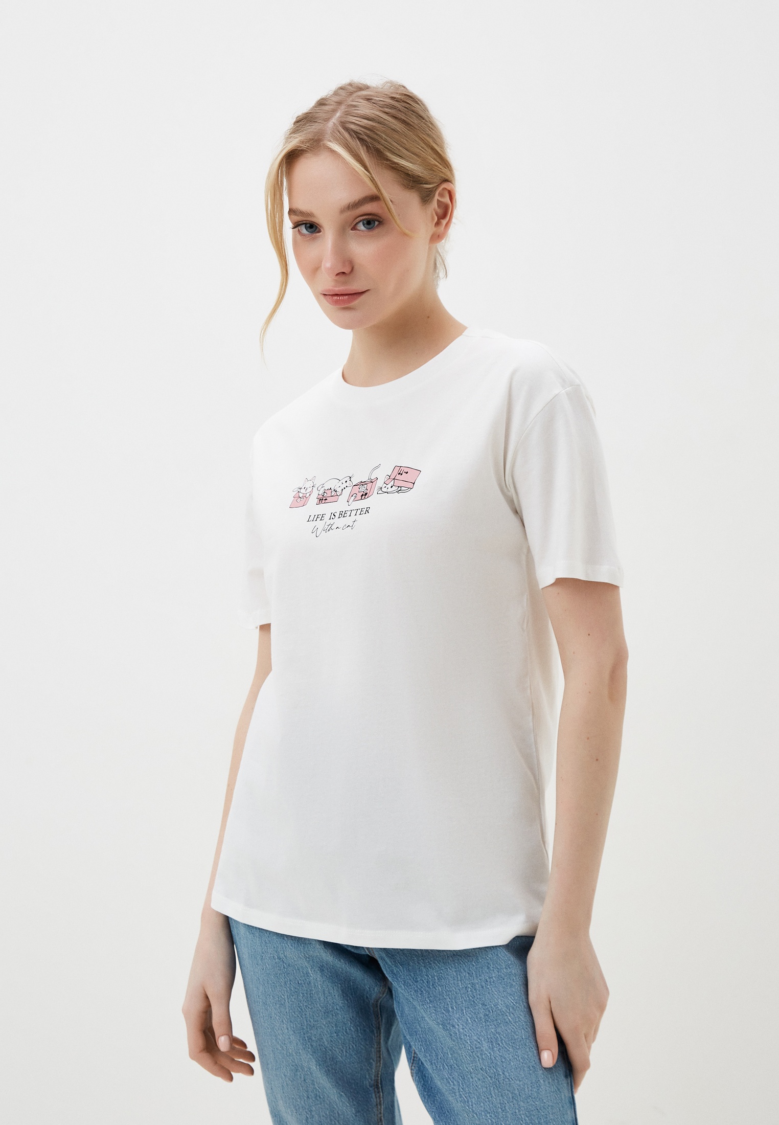 Футболка с коротким рукавом Koton 4SAL10060IK010L