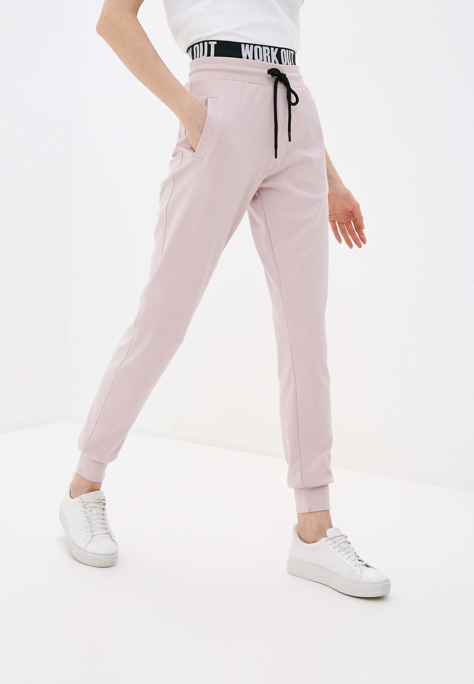 Женские спортивные брюки Malaeva S225005-N/бледно-розовый/M/L