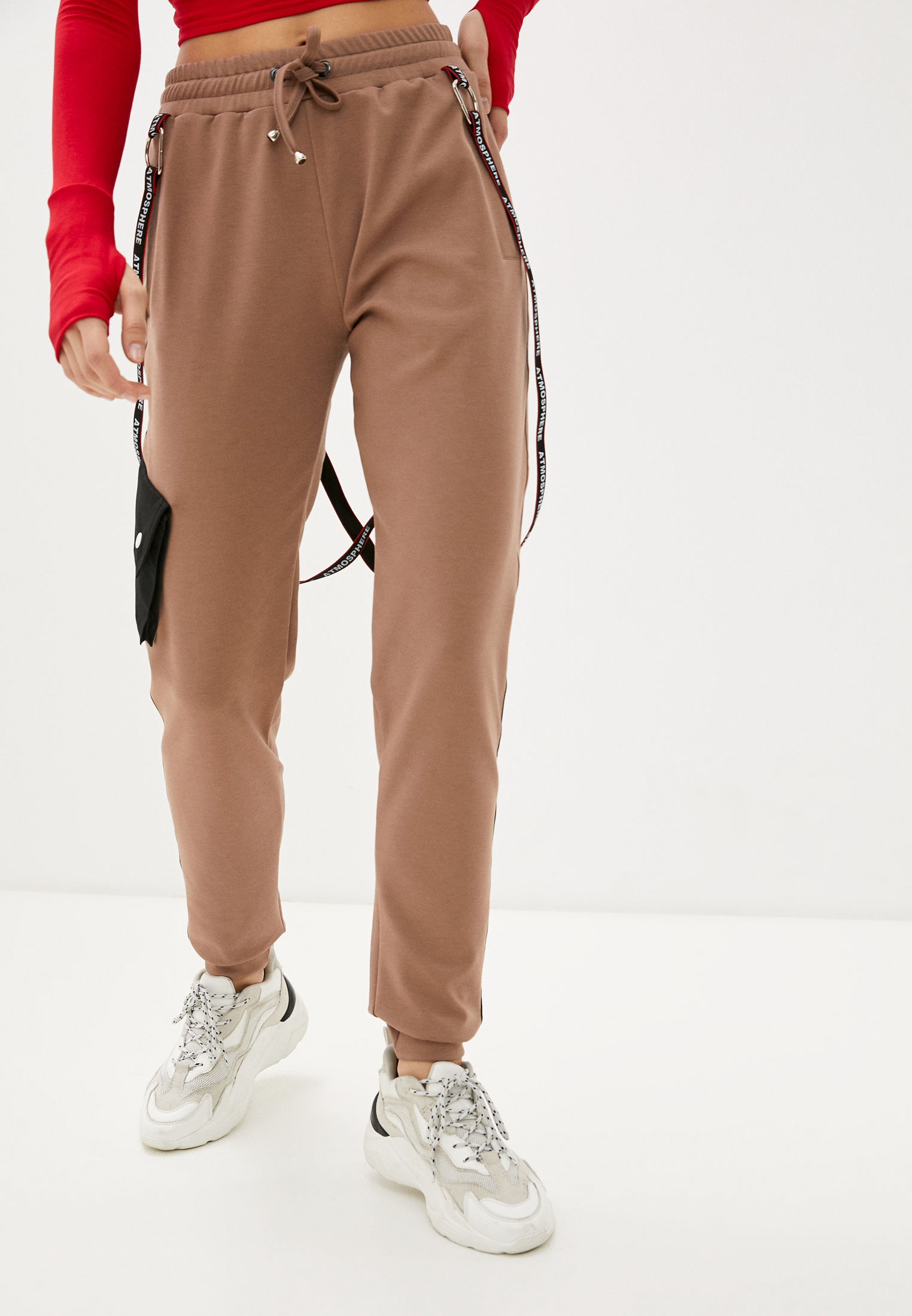 Женские спортивные брюки Malaeva SD2001L-N-M/кофе/M/L