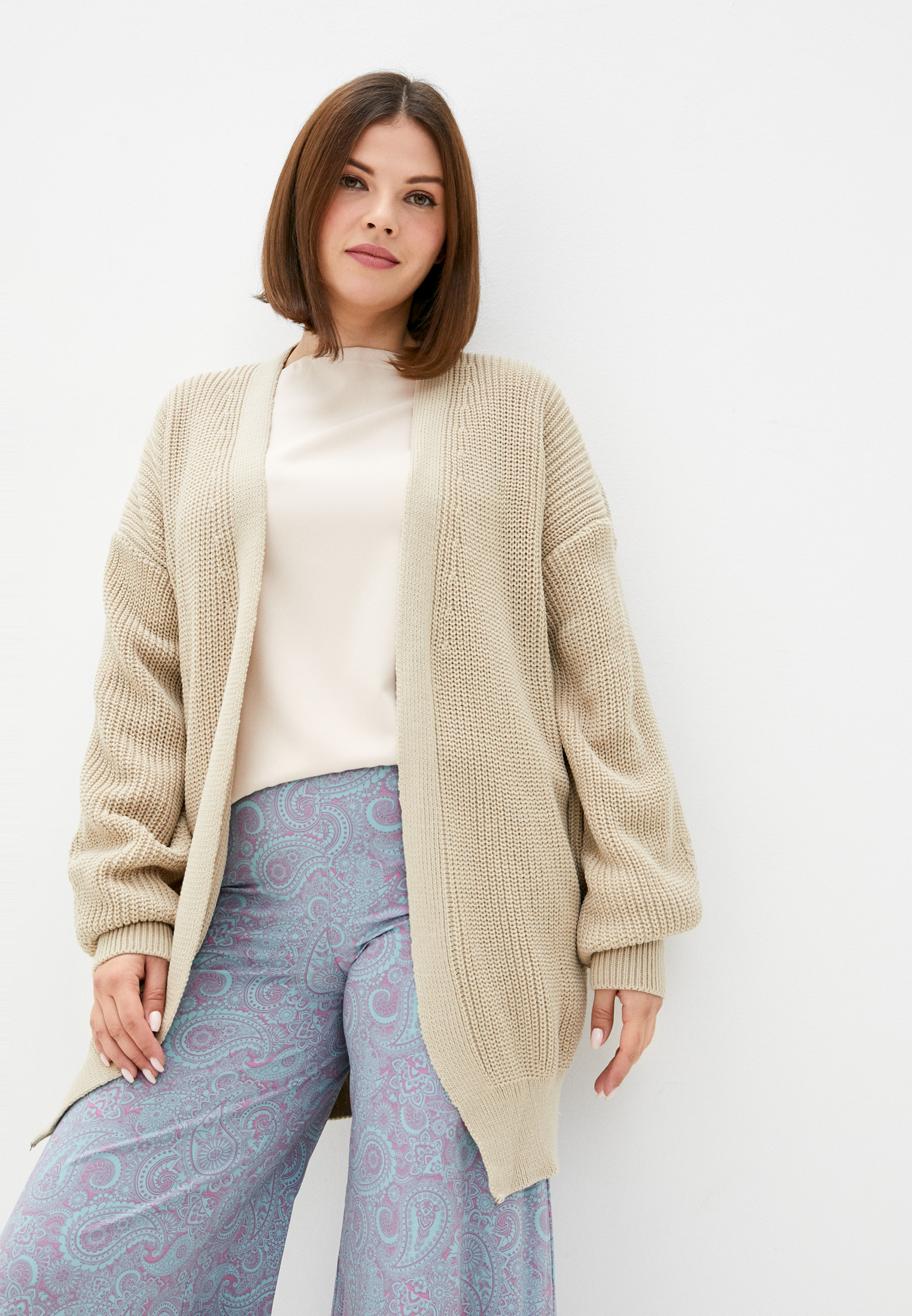 Кардиган Iglena И-420-46/50, бежевый