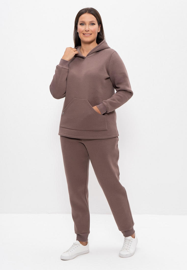 Спортивный костюм Cleo 1162/кофейный-44