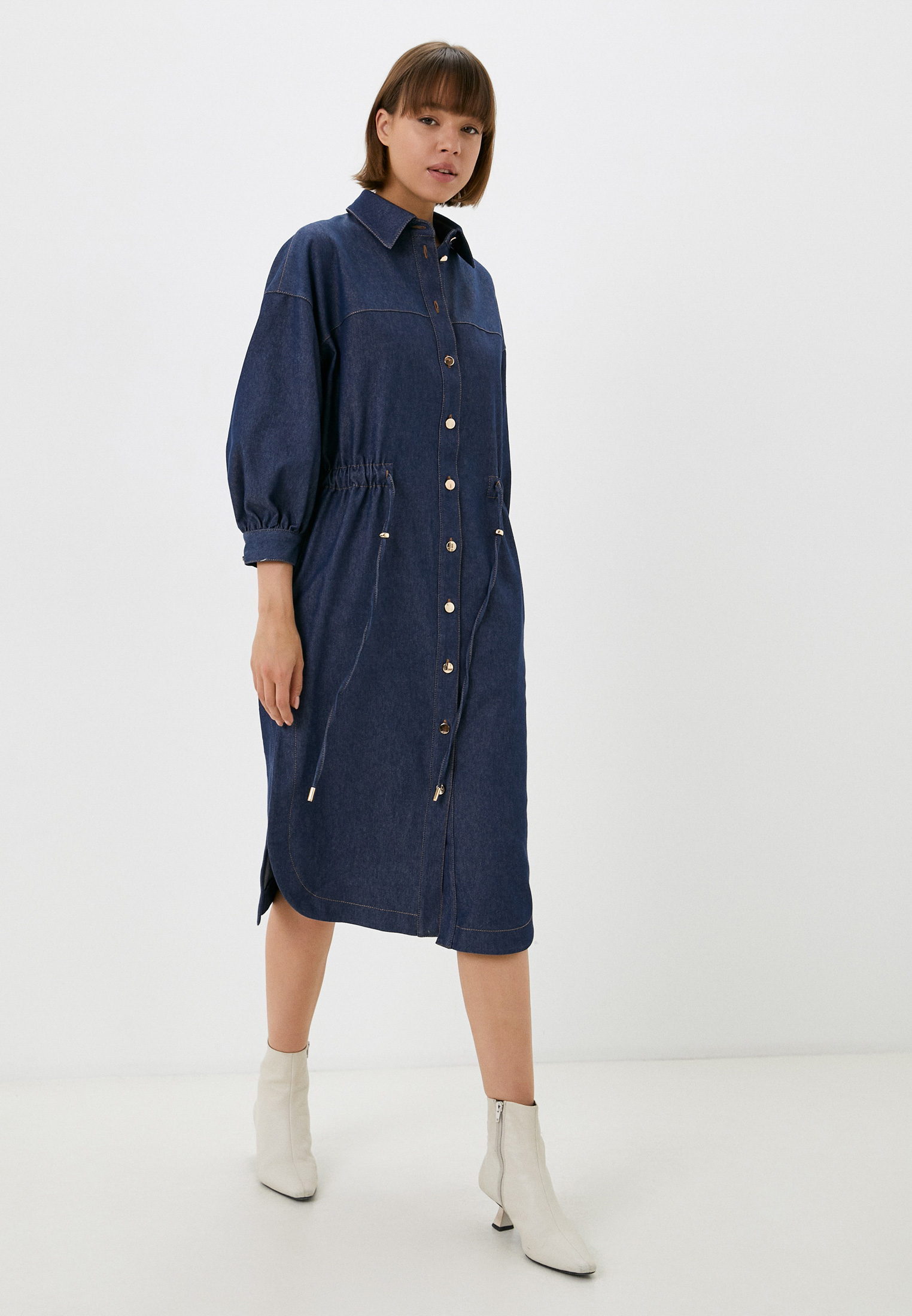 Сарафан Ruxara 0138742-Джинсовый-42