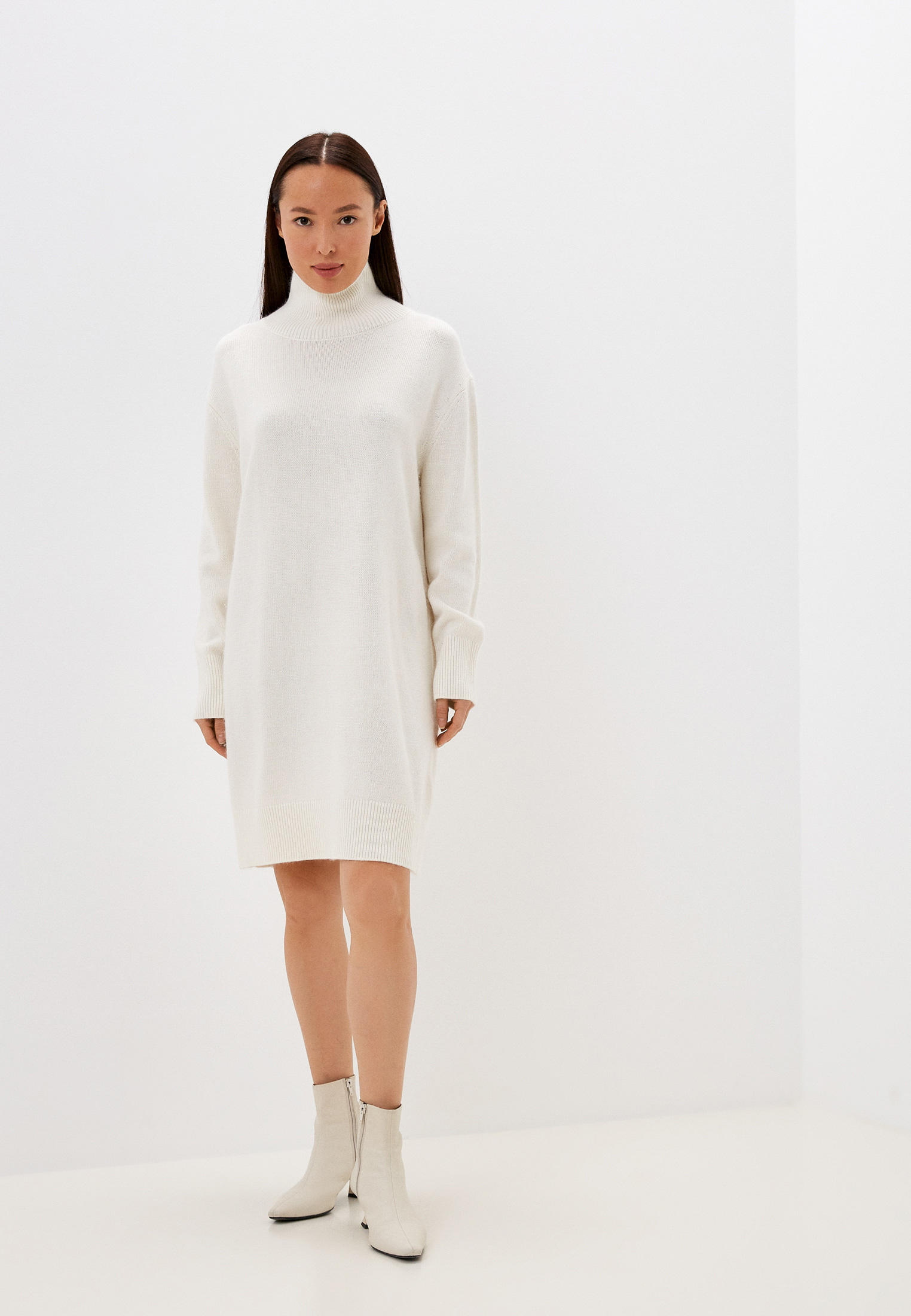 Вязаное платье To Be Blossom 101313-White-ML