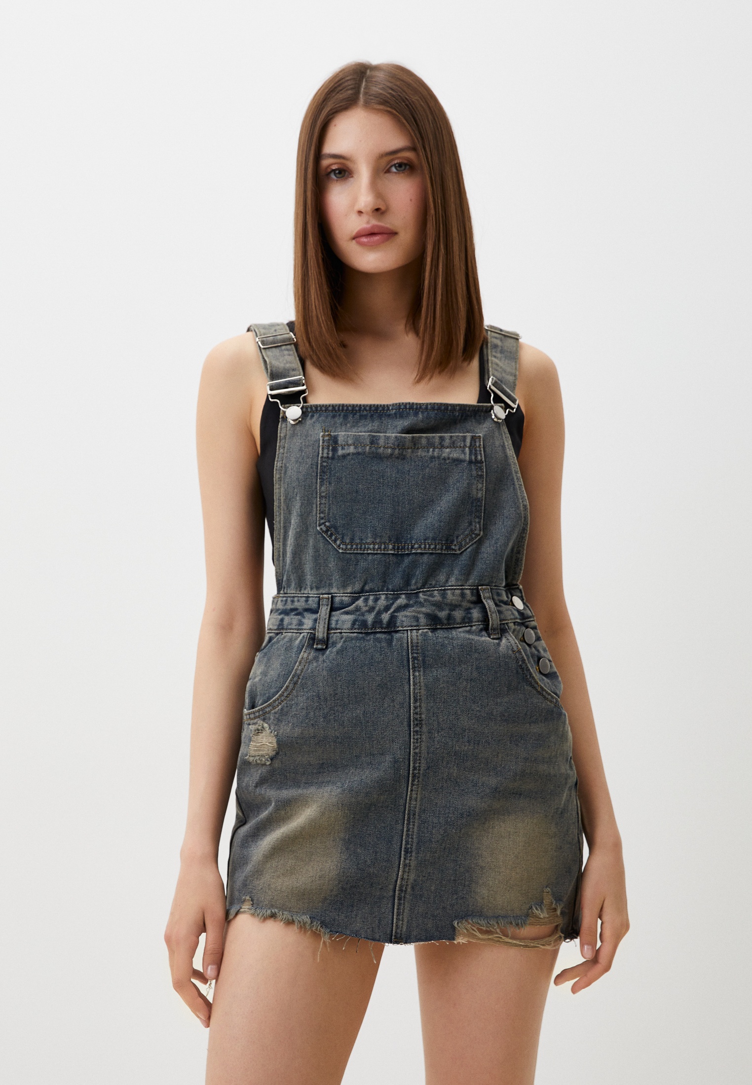 Сарафан Isibris Комбинезон 8327  (42, синий)