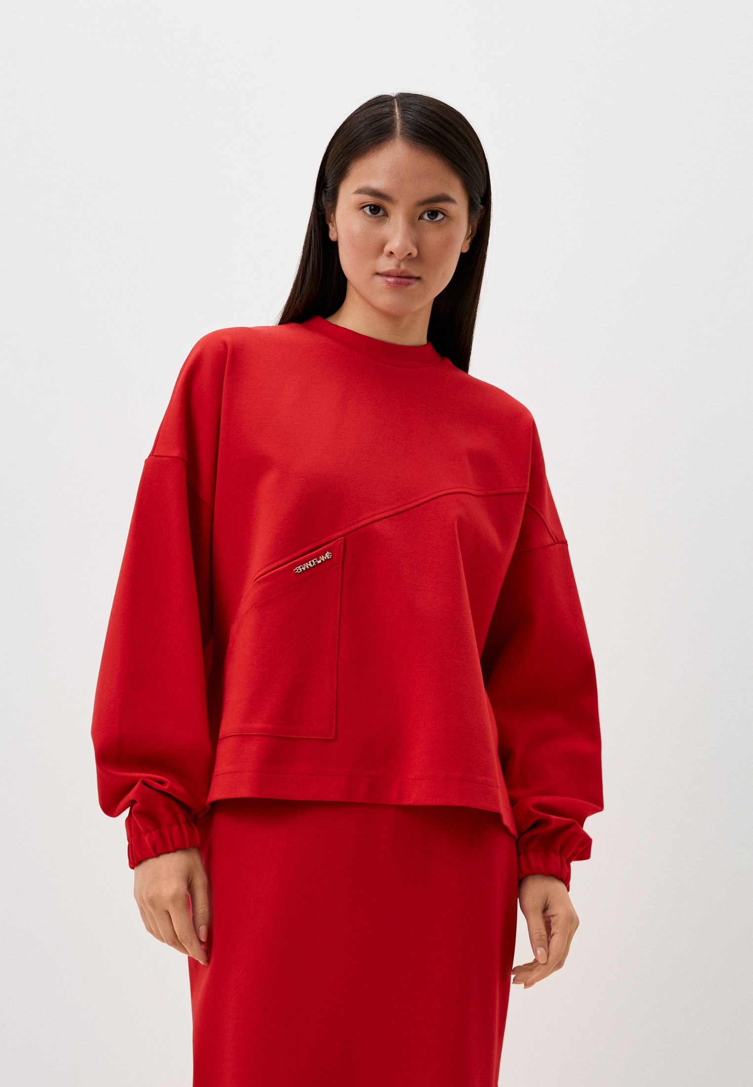 Футболка с длинным рукавом Brandflame 604-OneSize-красный