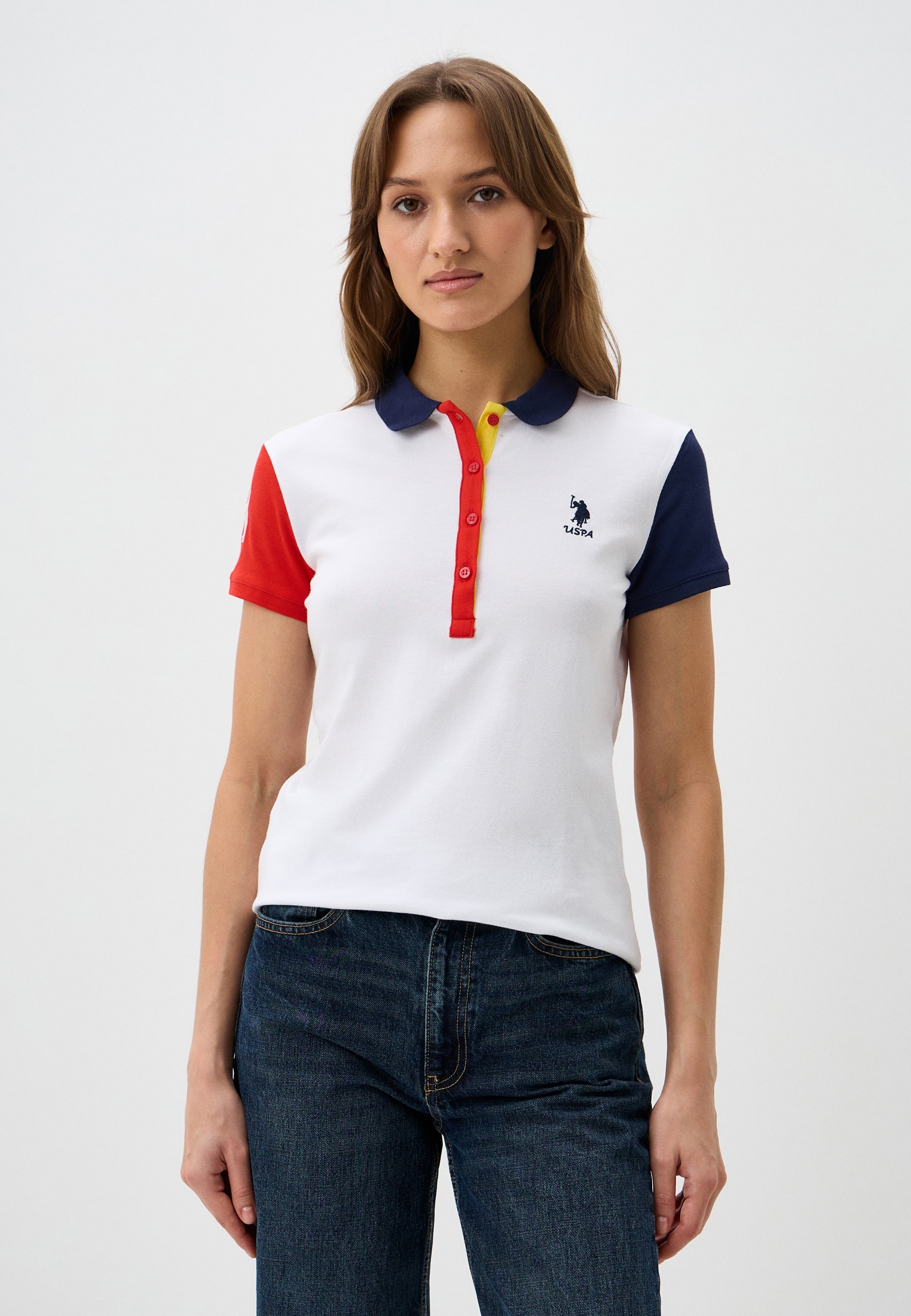 Женские поло U.S. Polo Assn. G082SZ0110R-MESTE-VR013