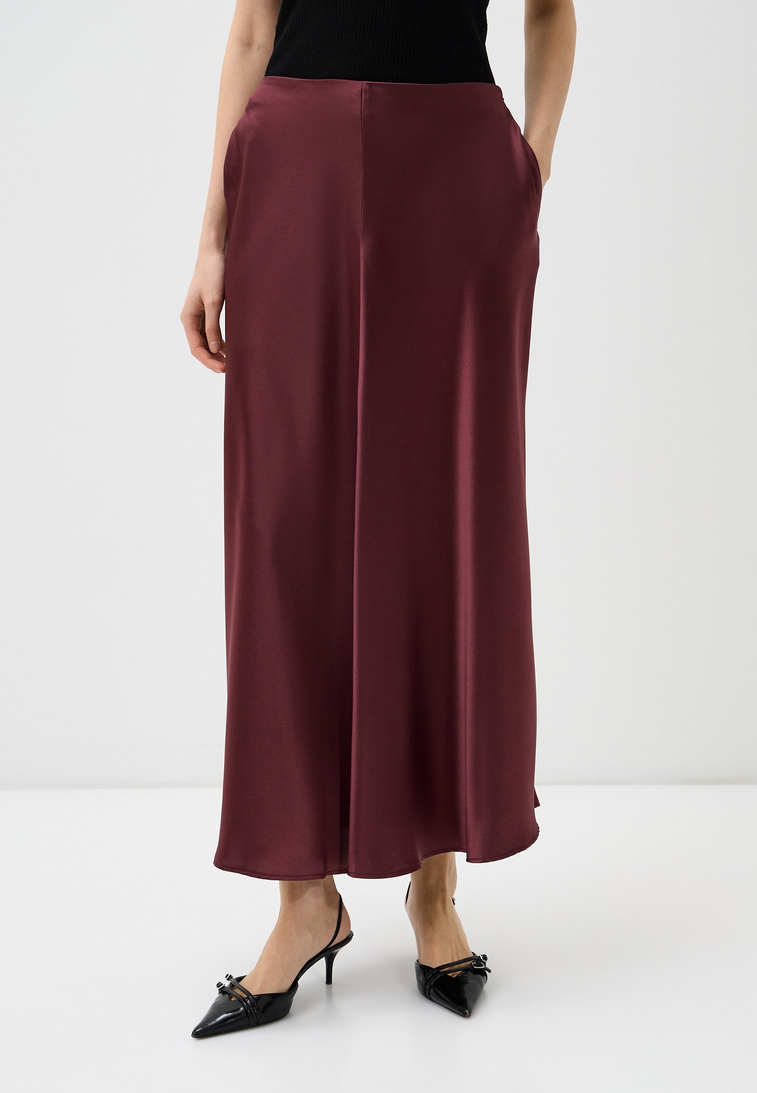 Широкая юбка Luisa Wang LWWL-035034-Сливовый