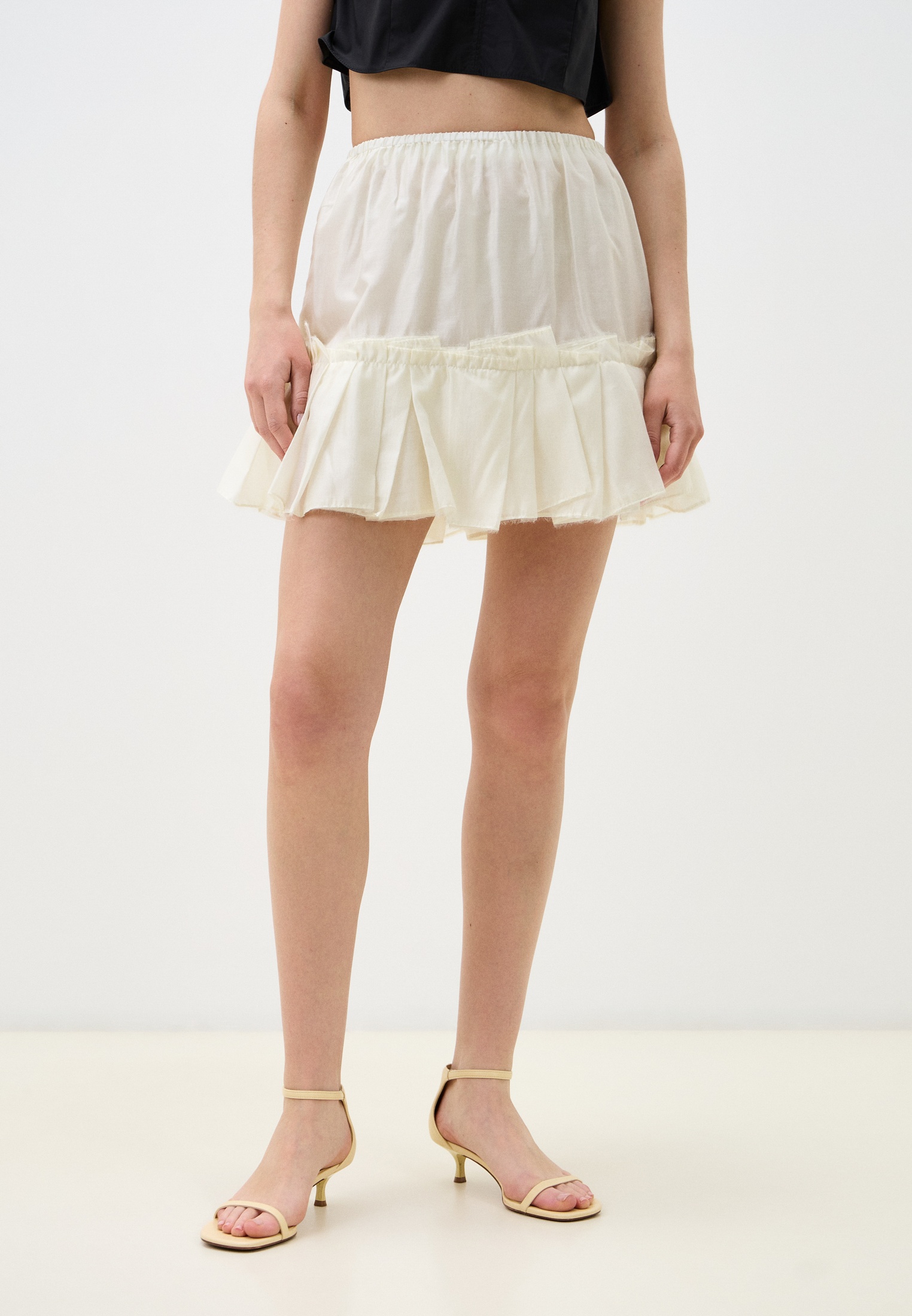 Широкая юбка Timbary Rose Vanilla skirt