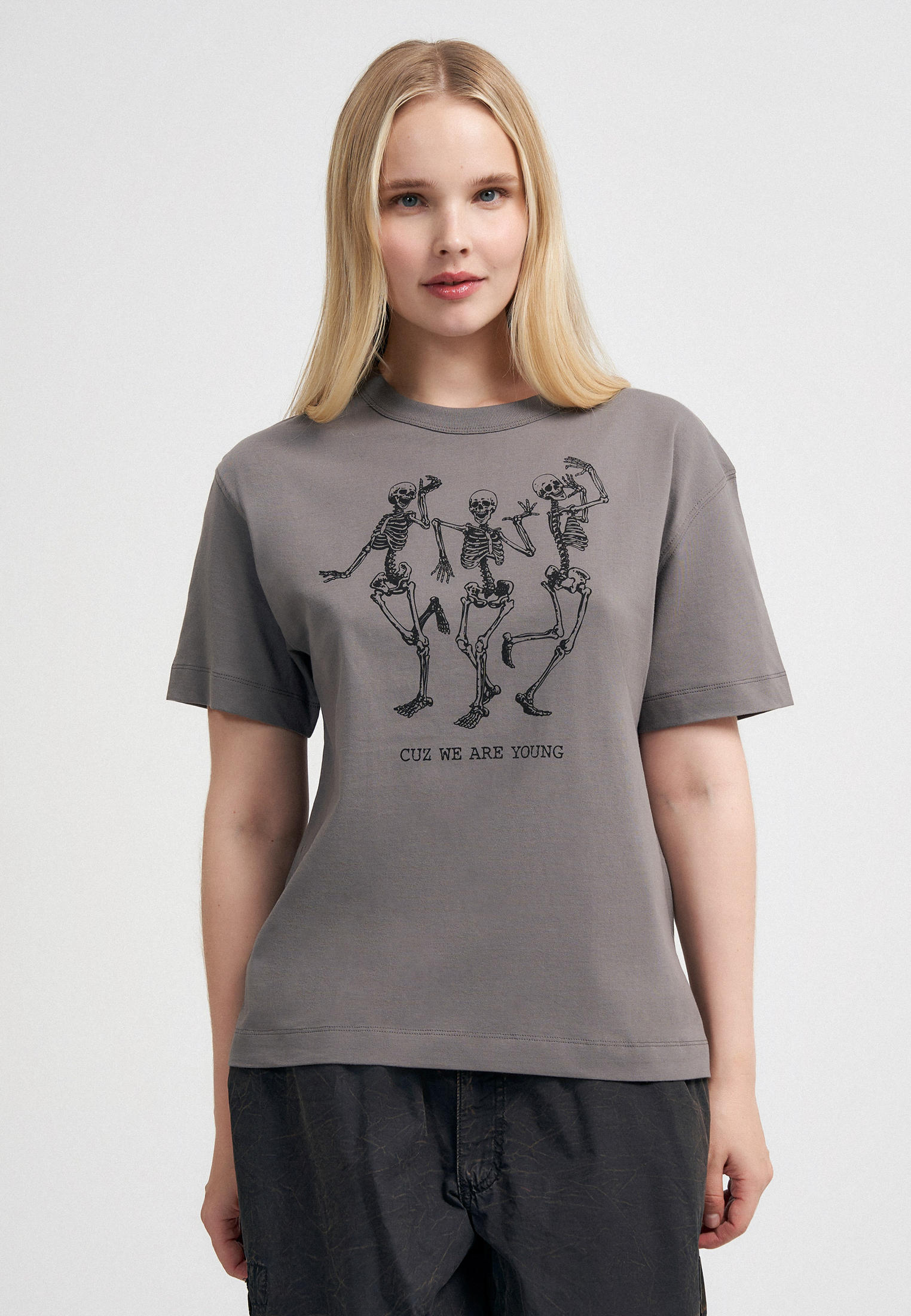 Футболка с коротким рукавом ТВОЕ 99701-09GR-XS