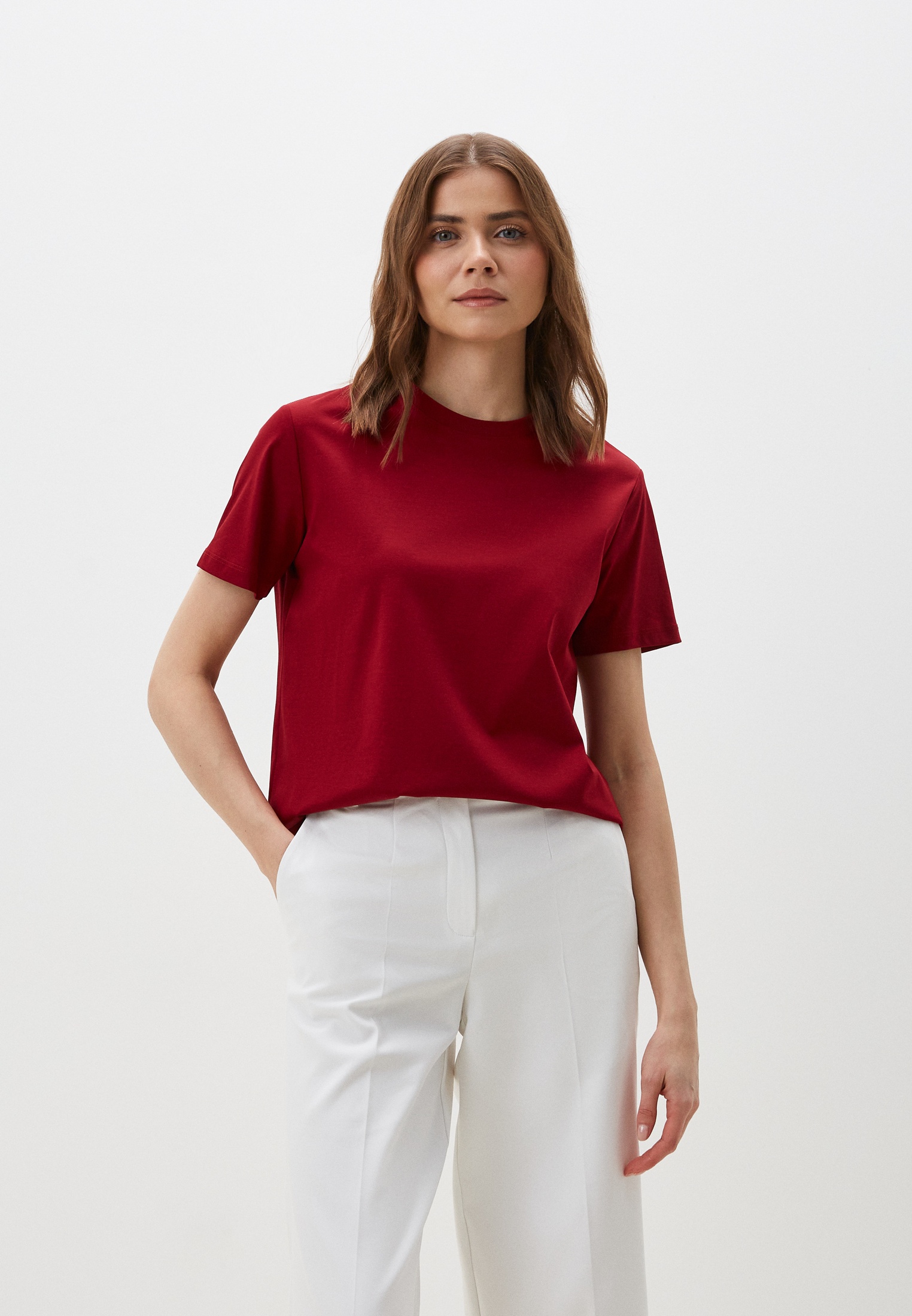 Футболка с коротким рукавом Lusio LSTR-262057-бордовый