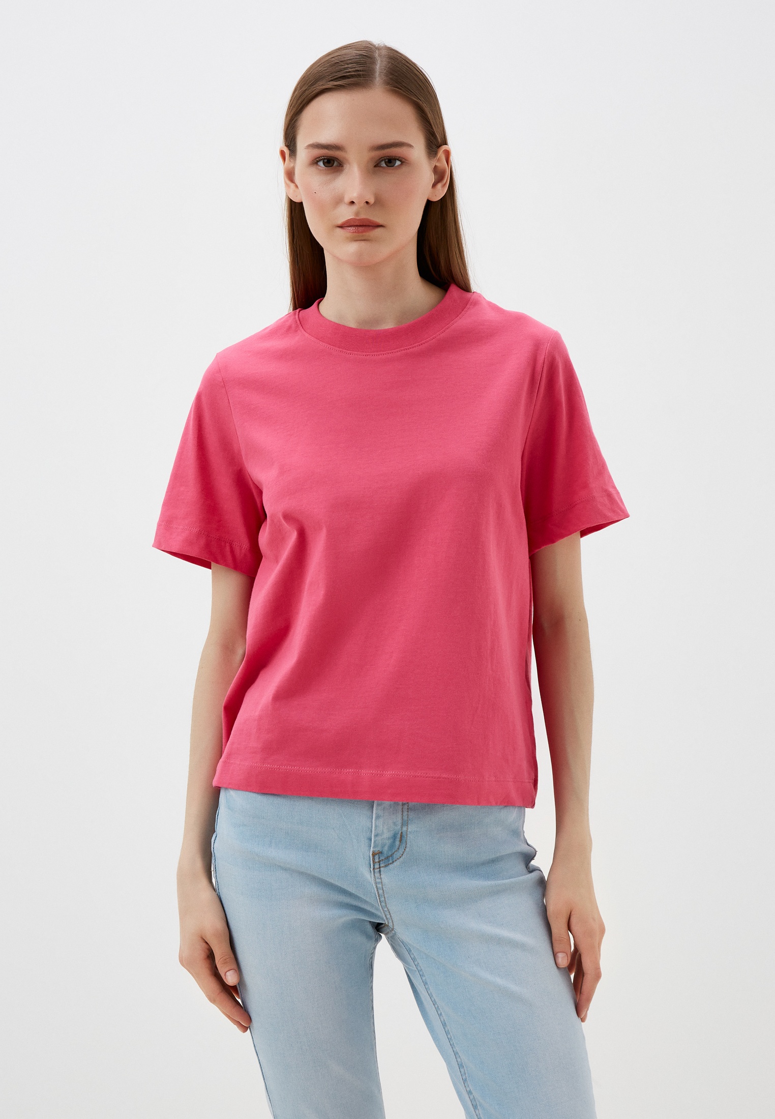 Футболка с коротким рукавом MARK FORMELLE 112866/24-28017Ц-0/маджента