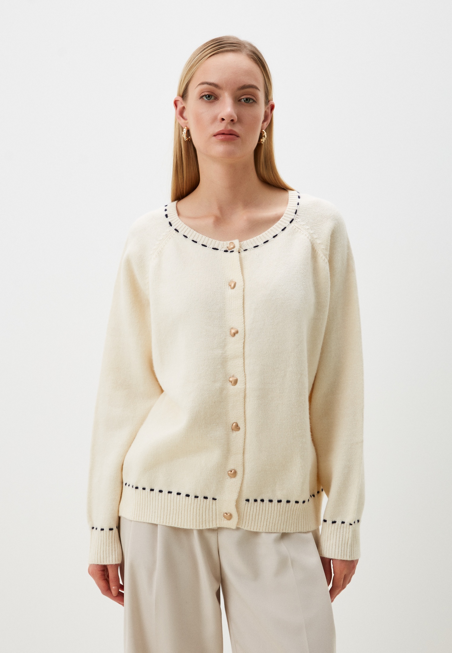 Кардиган Lulez 77771644молочный