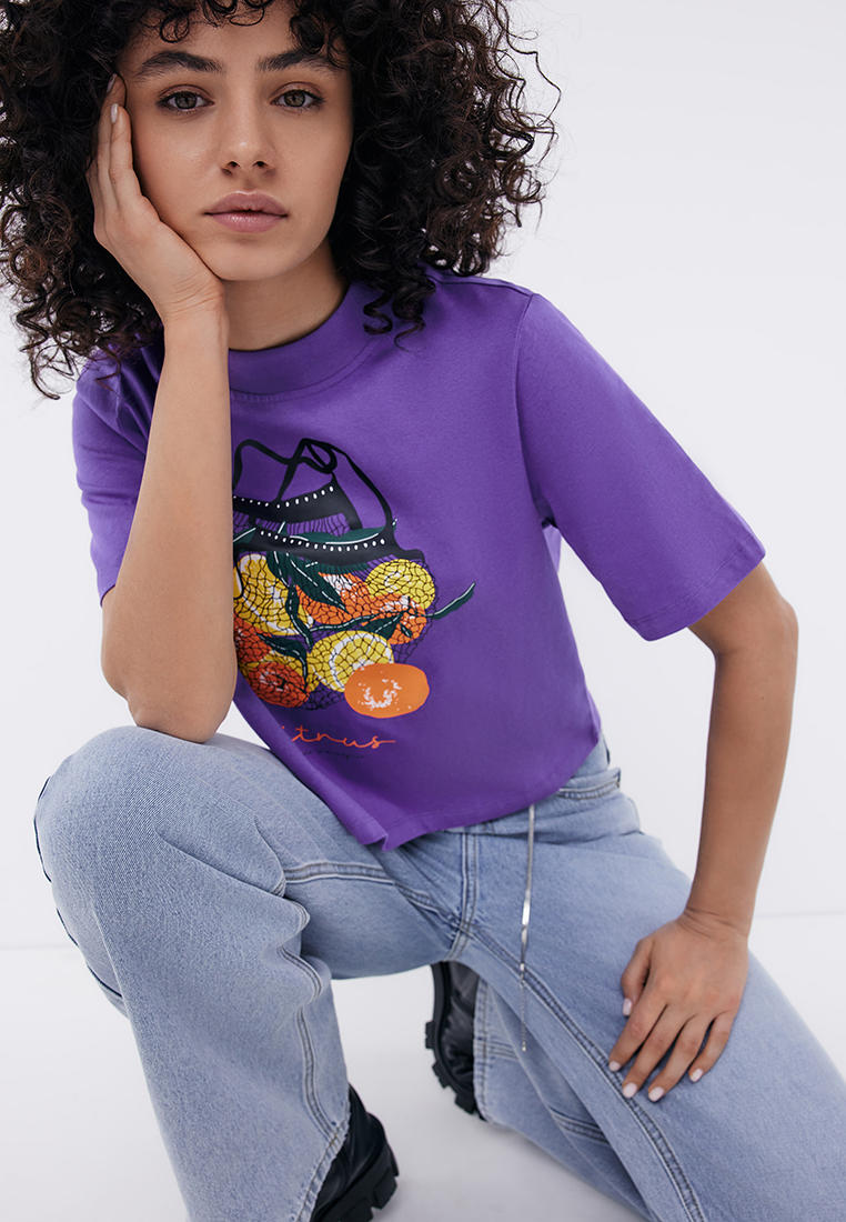 Футболка с коротким рукавом Baon (Баон) B2324029-WILD ORCHID