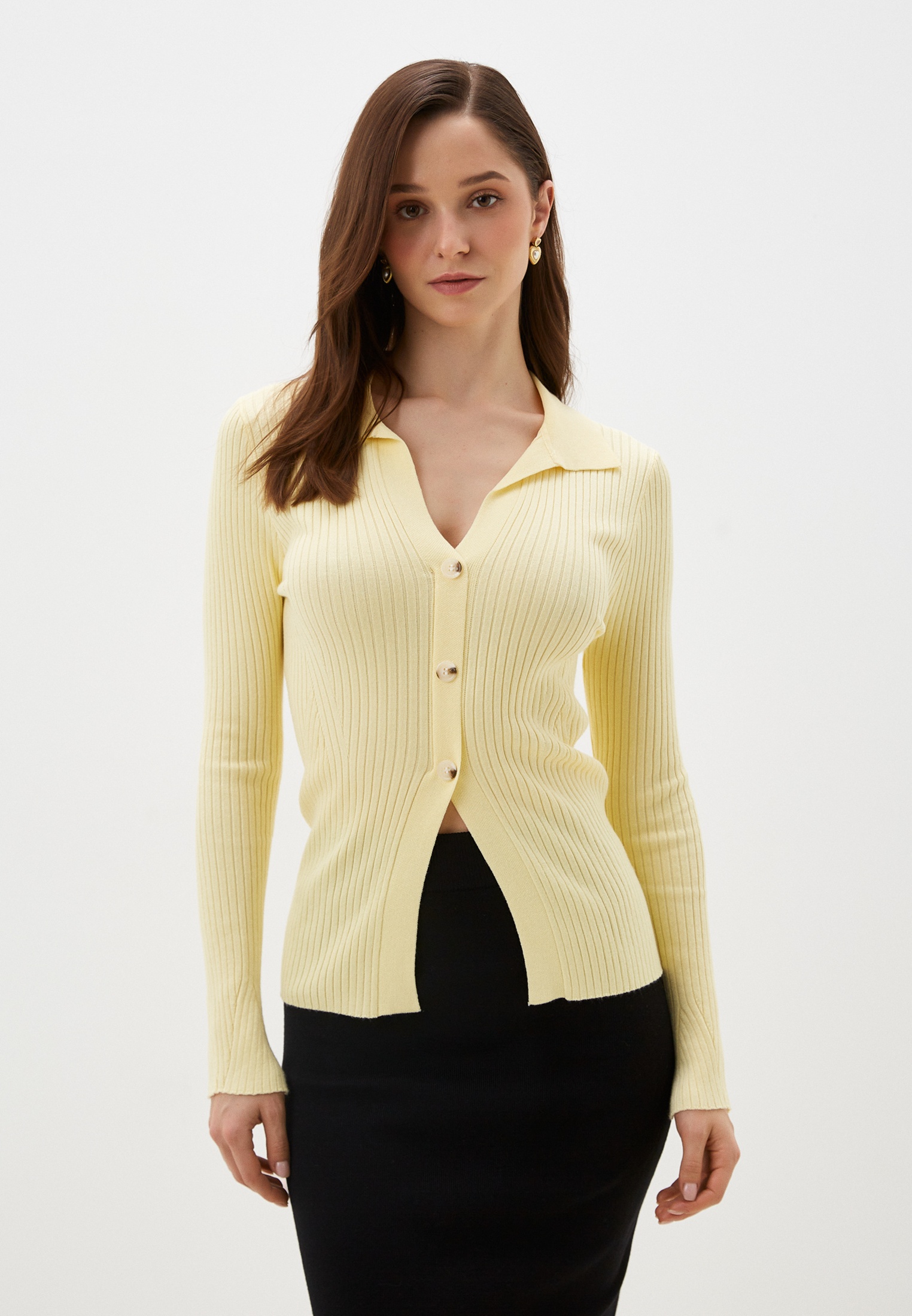 Кардиган Conso KPL 240727 - yellow - 38