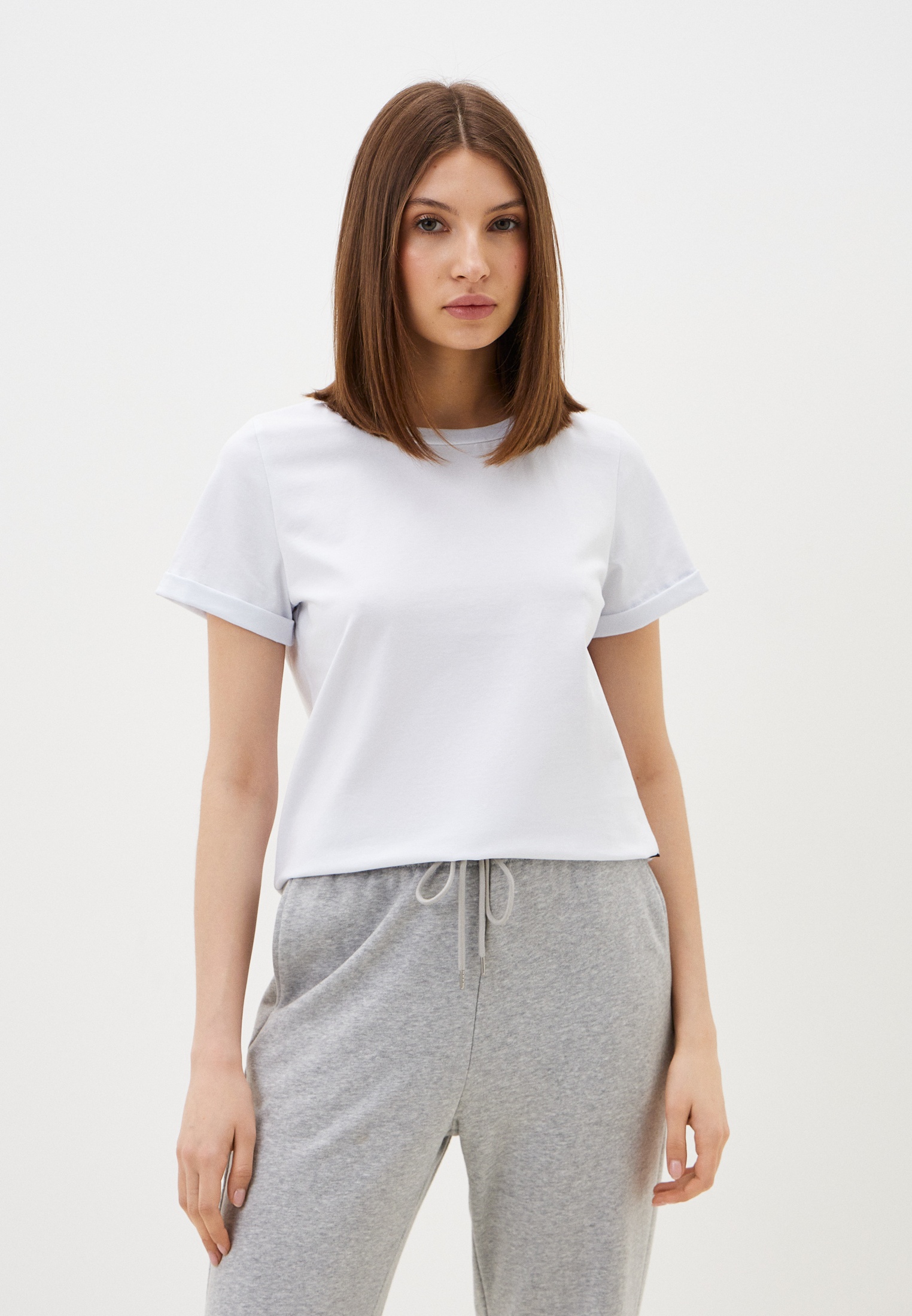 Футболка с коротким рукавом Nik Nika 100белый42