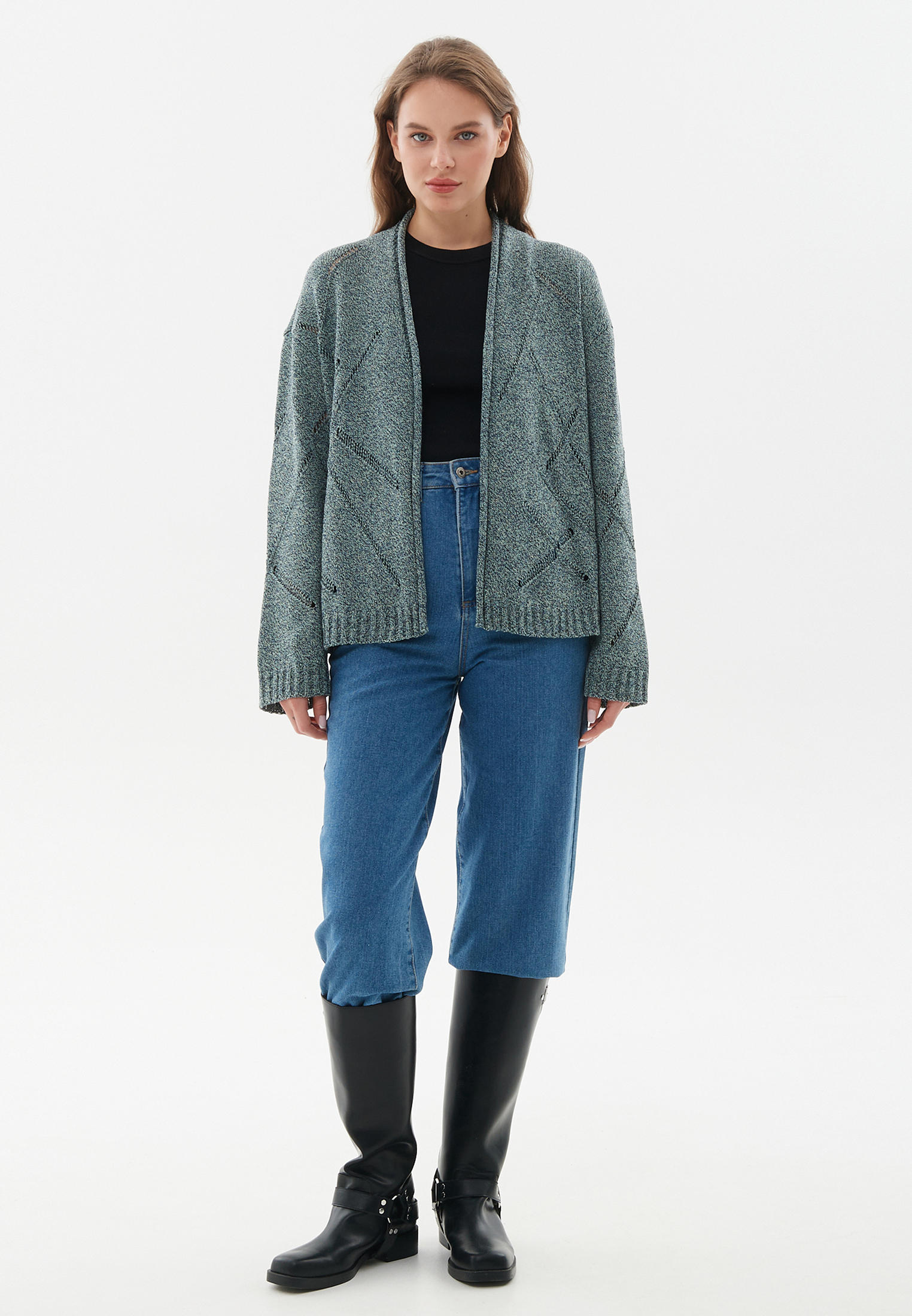 Кардиган Mavin л1411 зеленый 42-44