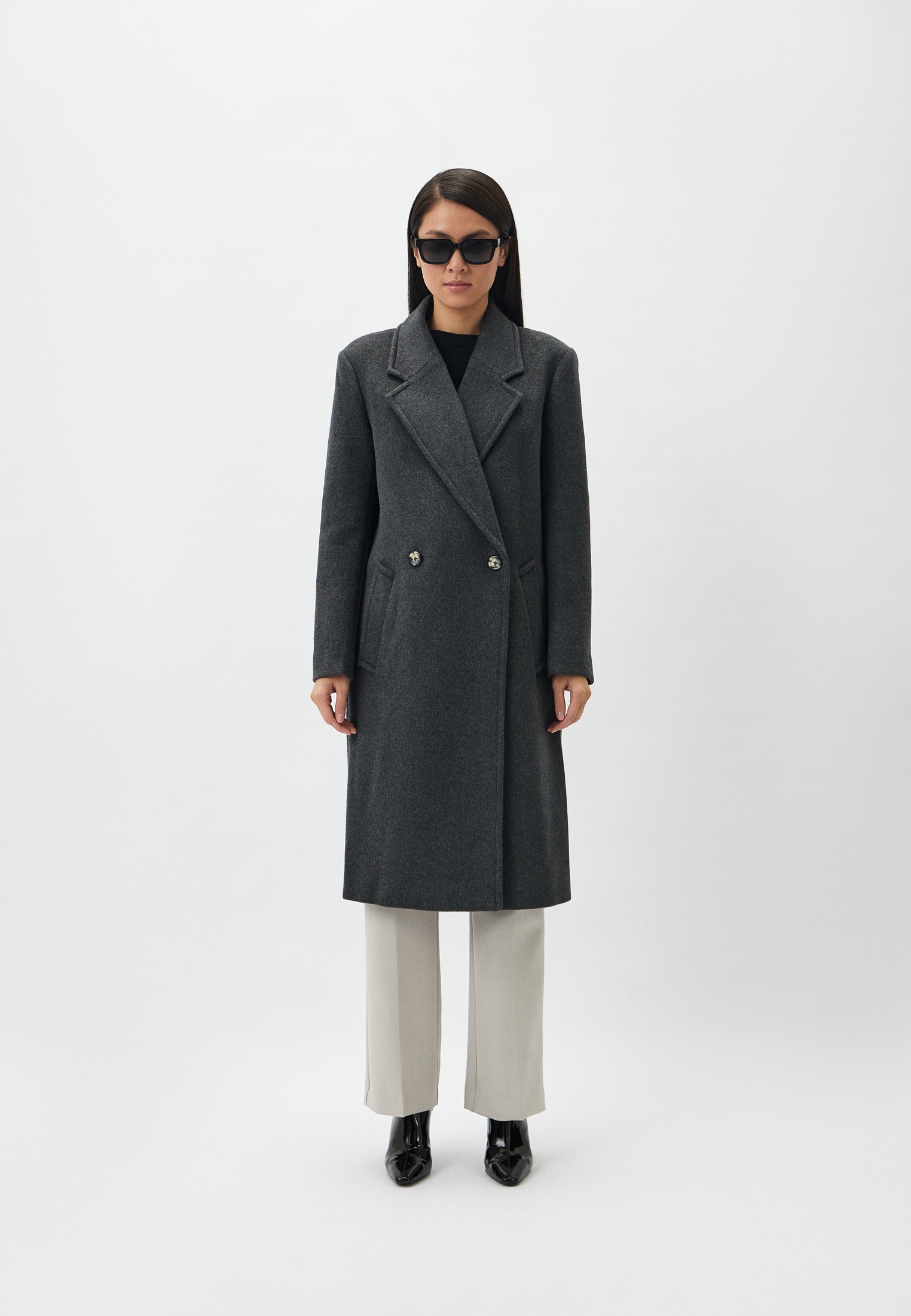 Женские пальто DKNY Пальто двубортное DKNY