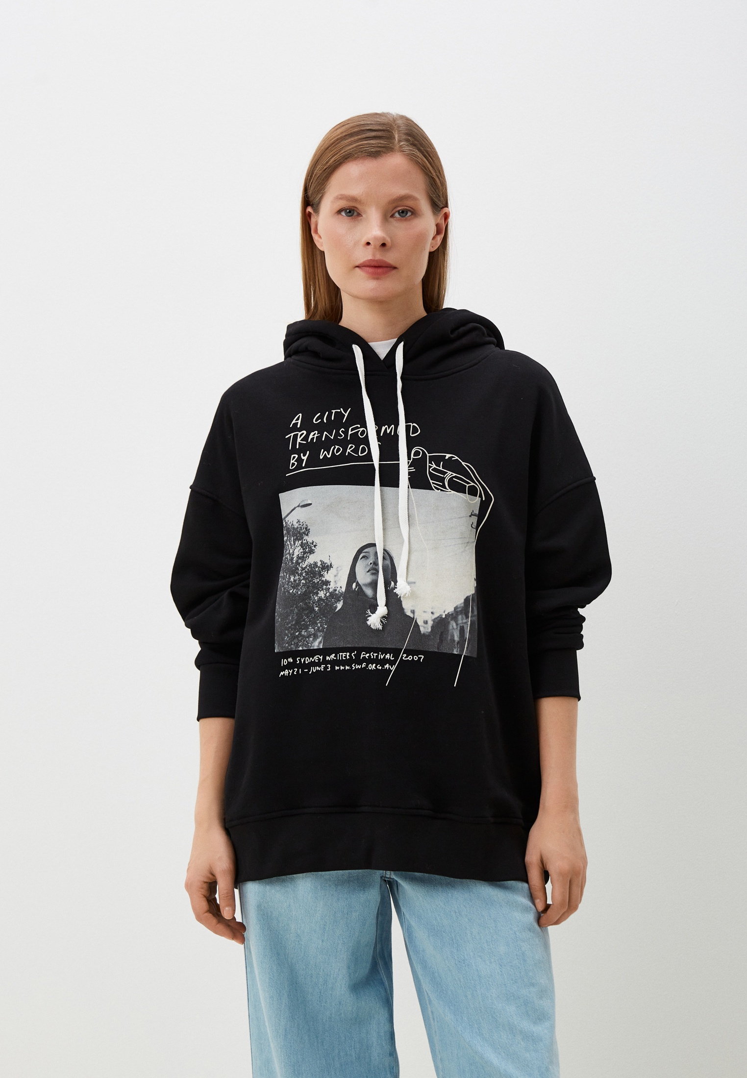 Женские худи Vitacci (Витачи) EF12-0048-01_черный_S