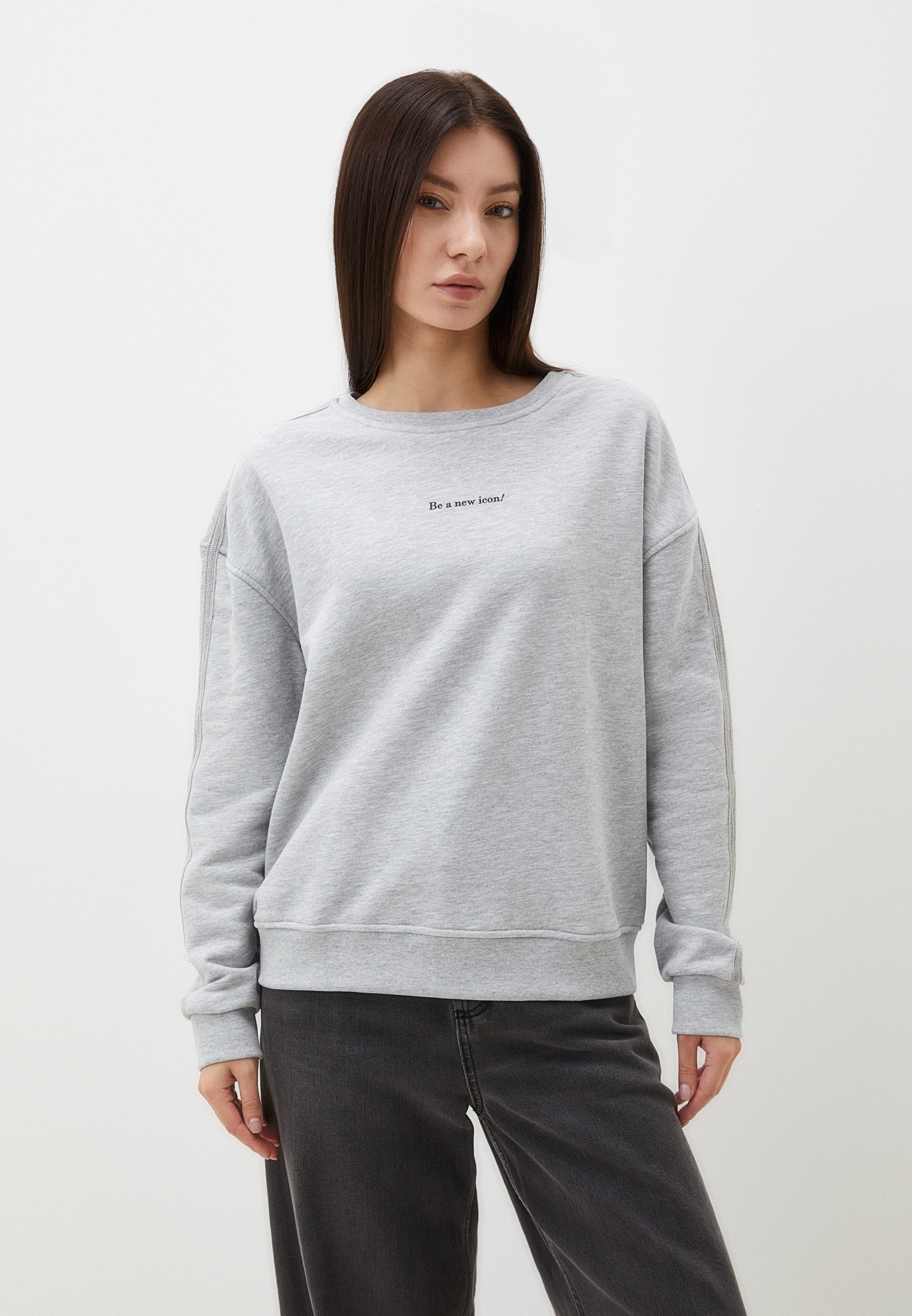 Женские свитшоты Vitacci (Витачи) EF12-0022-07_серый_S